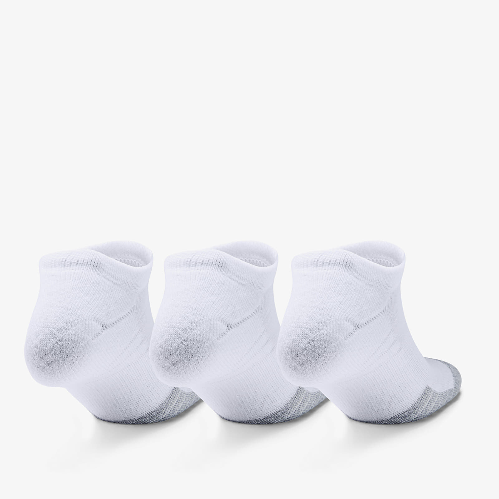 Under Armour Heatgear No Show Socks White XL