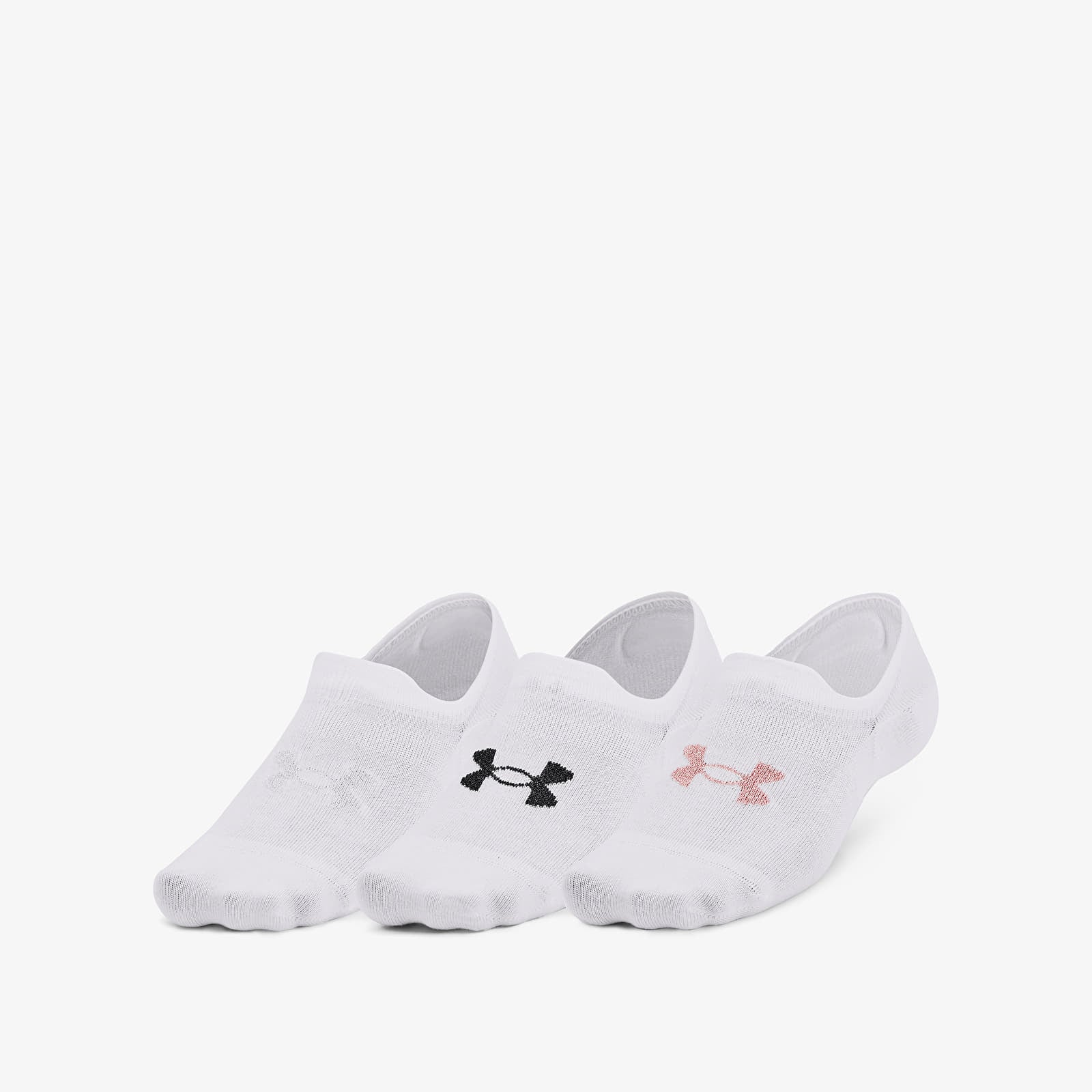 Under Armour Essential Ultralow Socks 3-Pack White M