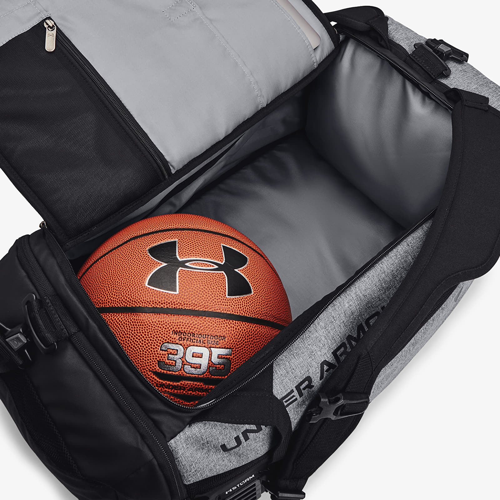 Axelremsväskor Under Armour Contain Duo MD Duffle Gray