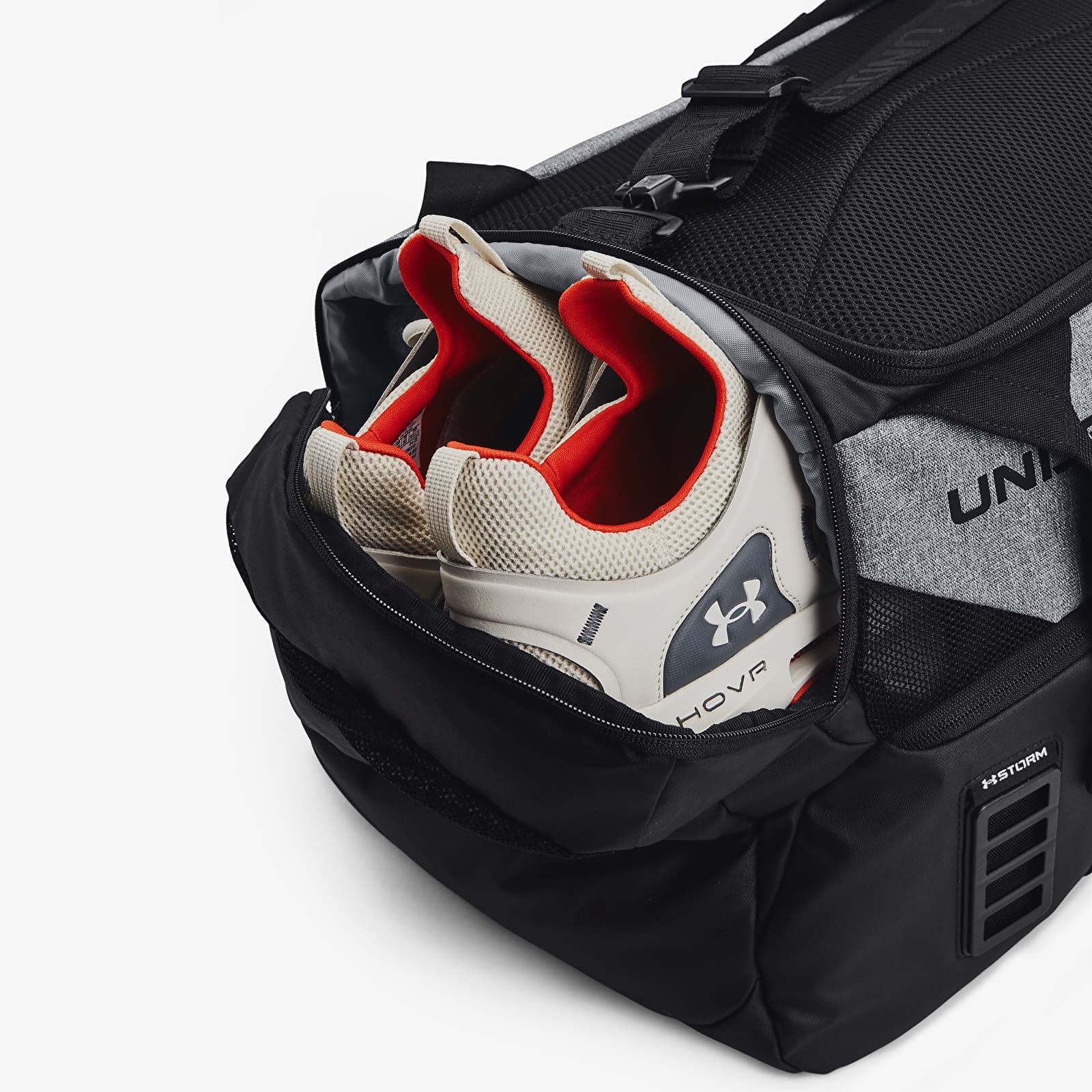 Axelremsväskor Under Armour Contain Duo MD Duffle Gray