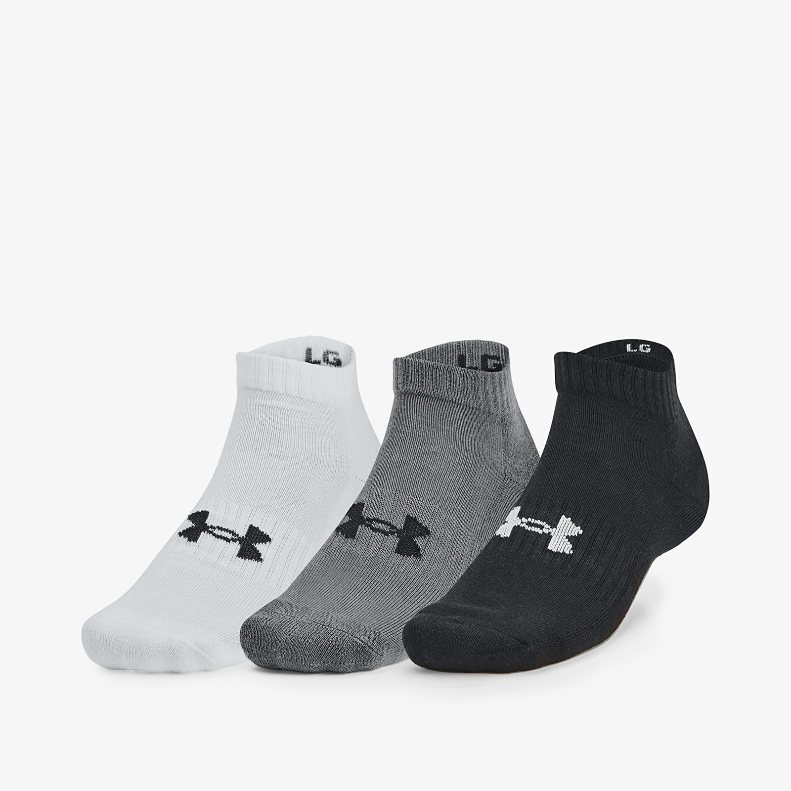Skarpetki Under Armour Core Low Cut Socks 3-Pack Black