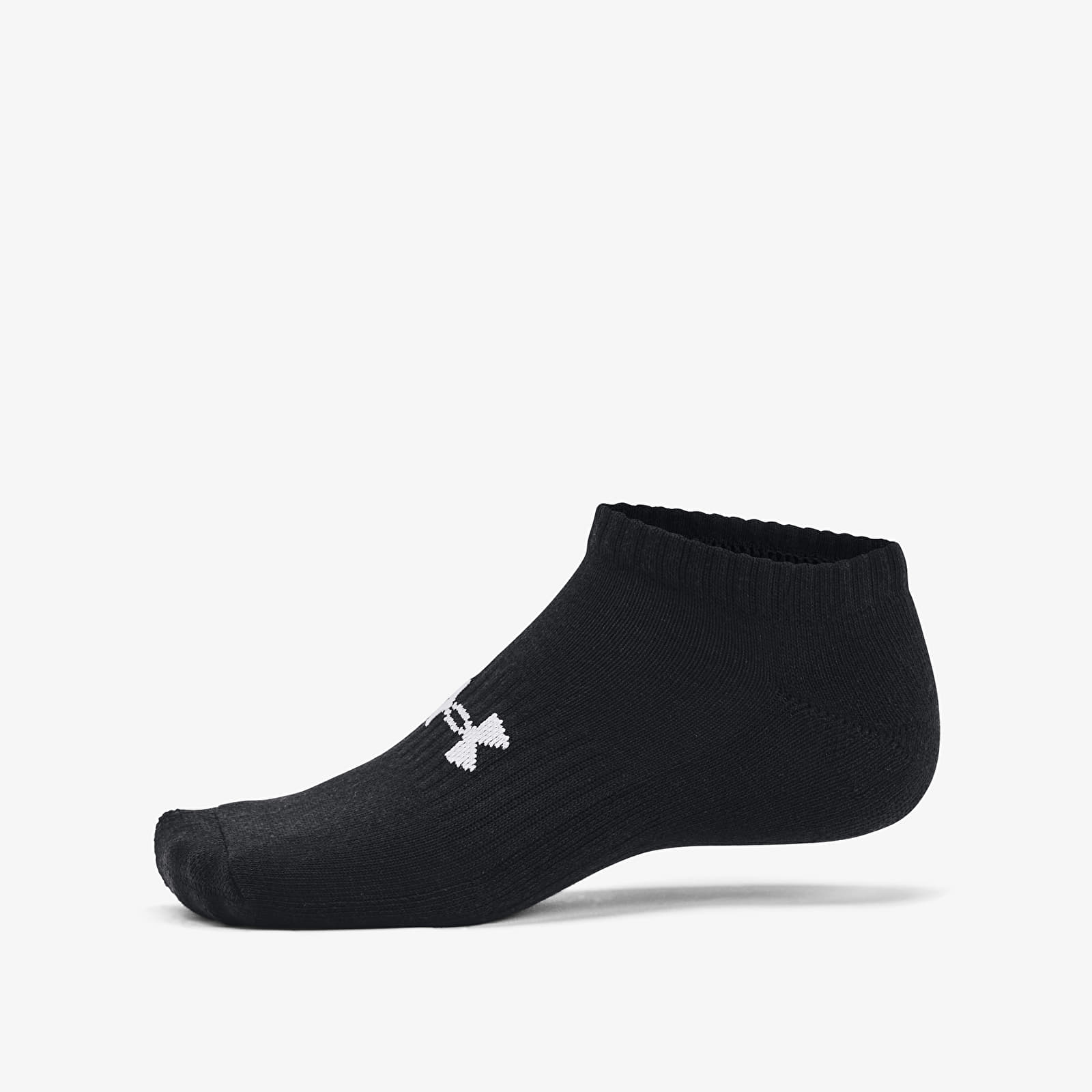 Skarpetki Under Armour Core No Show Socks 3-Pack Black