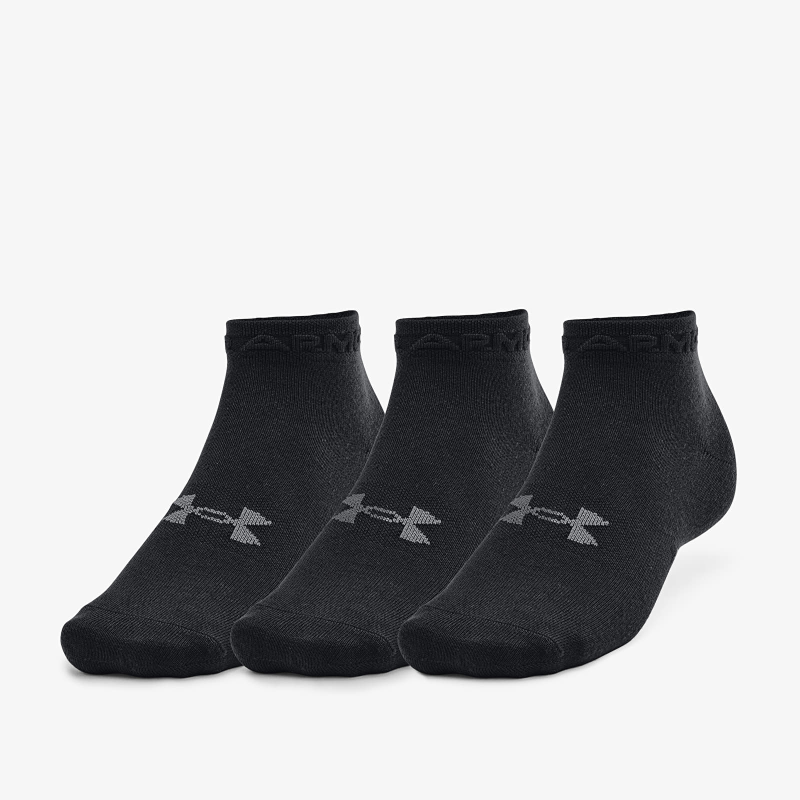 Under Armour Essential Low Cut Socks 3-Pack Black L