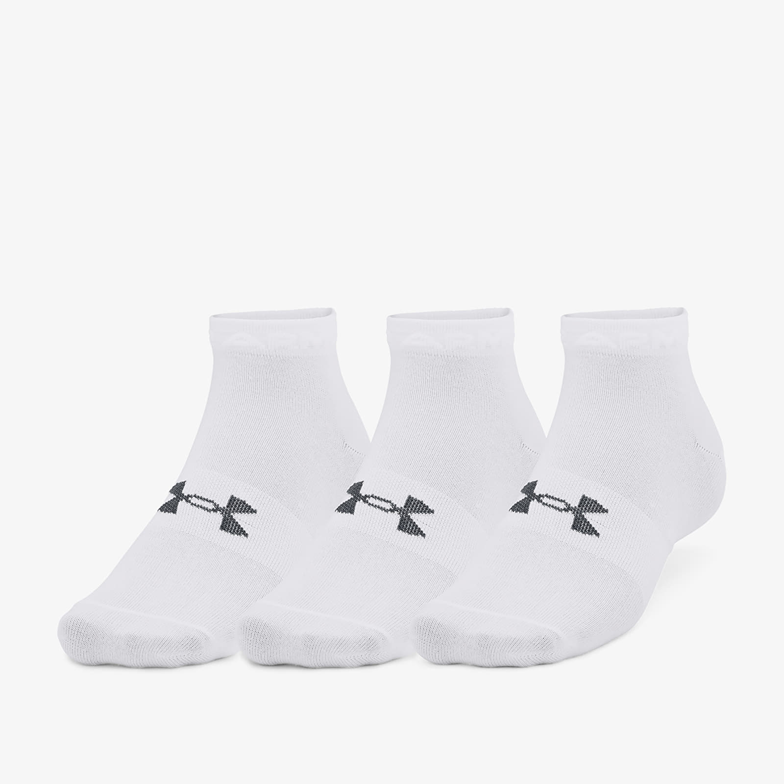 Under Armour Essential Low Cut Socks 3-Pack White S