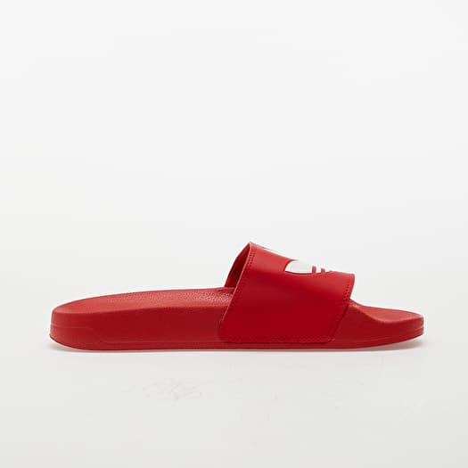 Red adidas slides australia cheap