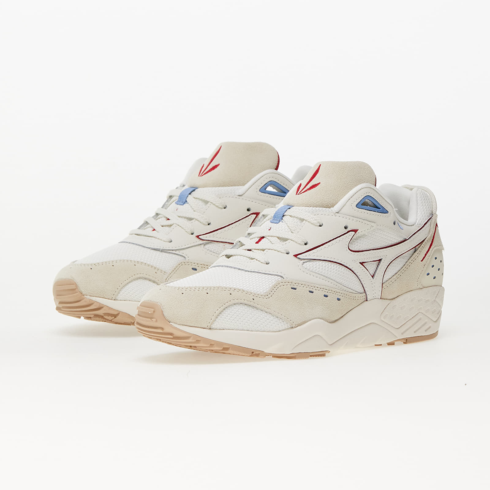 Joggesko og sko for menn Mizuno Contender Swhite/ HRiskRed/ Pristine