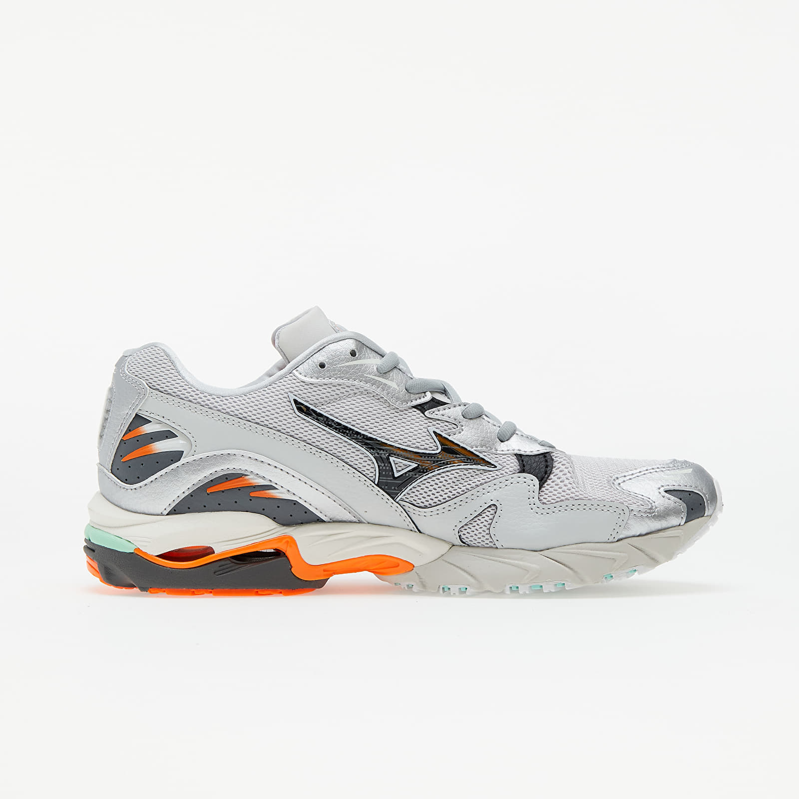 Turnschuhe und Schuhe für Männer Mizuno Wave Rider 10 Nimbus Cloud/ Lunar Rock/ Red Orange