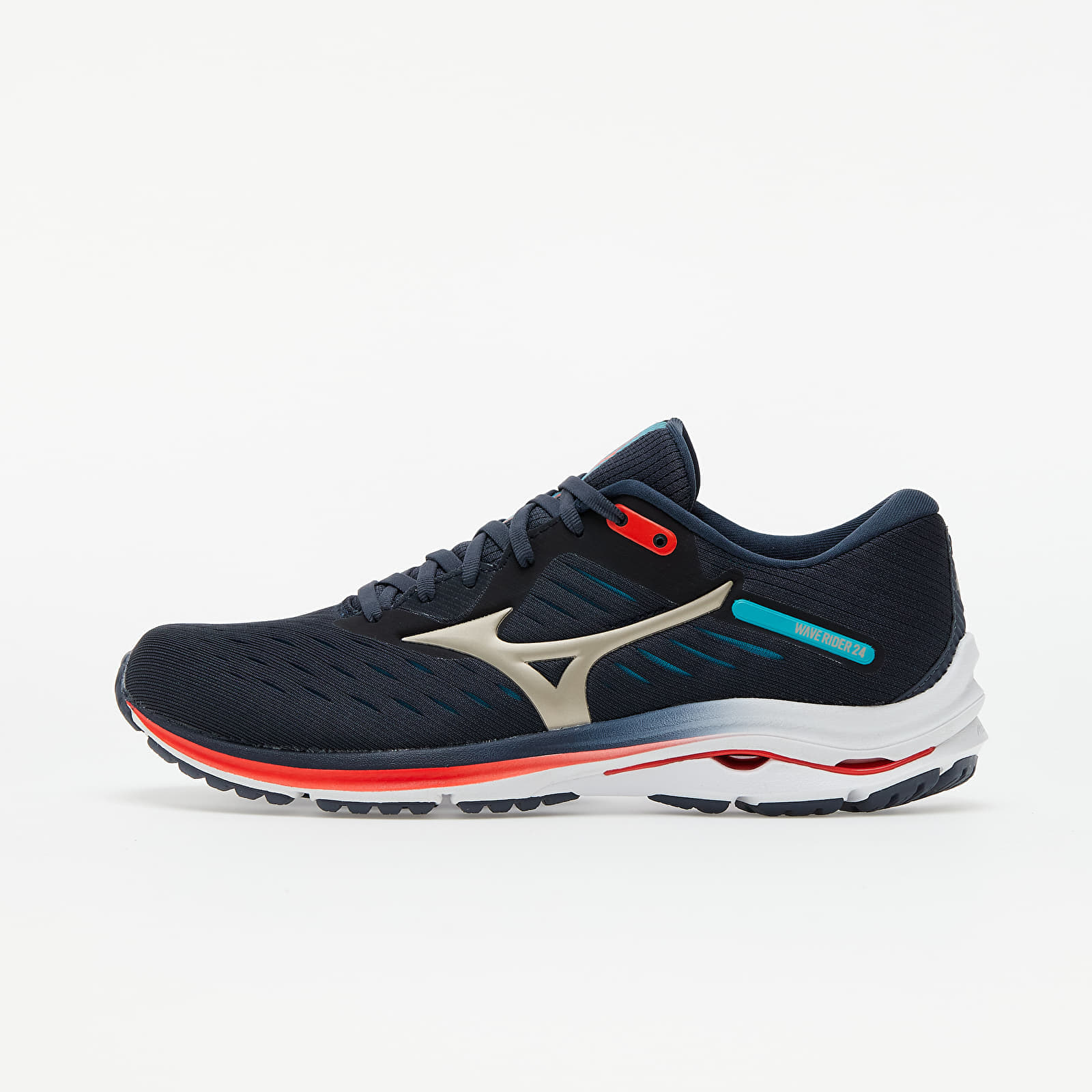 Turnschuhe und Schuhe für Männer Mizuno Wave Rider 24 India Ink/ Platinum/ Blue
