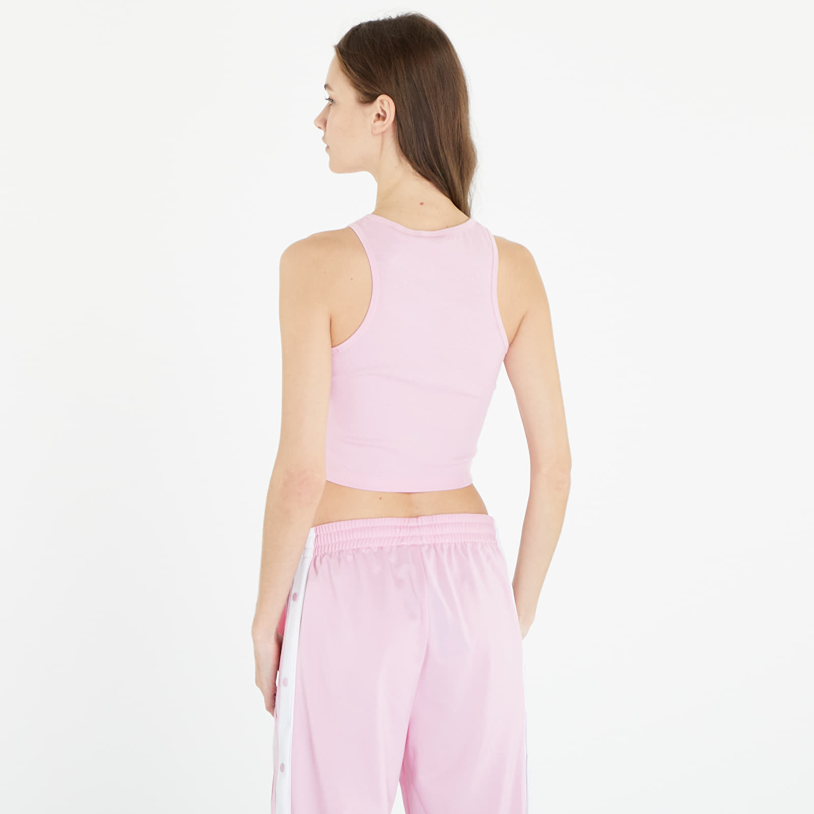 Koszulki na ramiączkach adidas Adicolor Essentials Rib Tank Top True Pink
