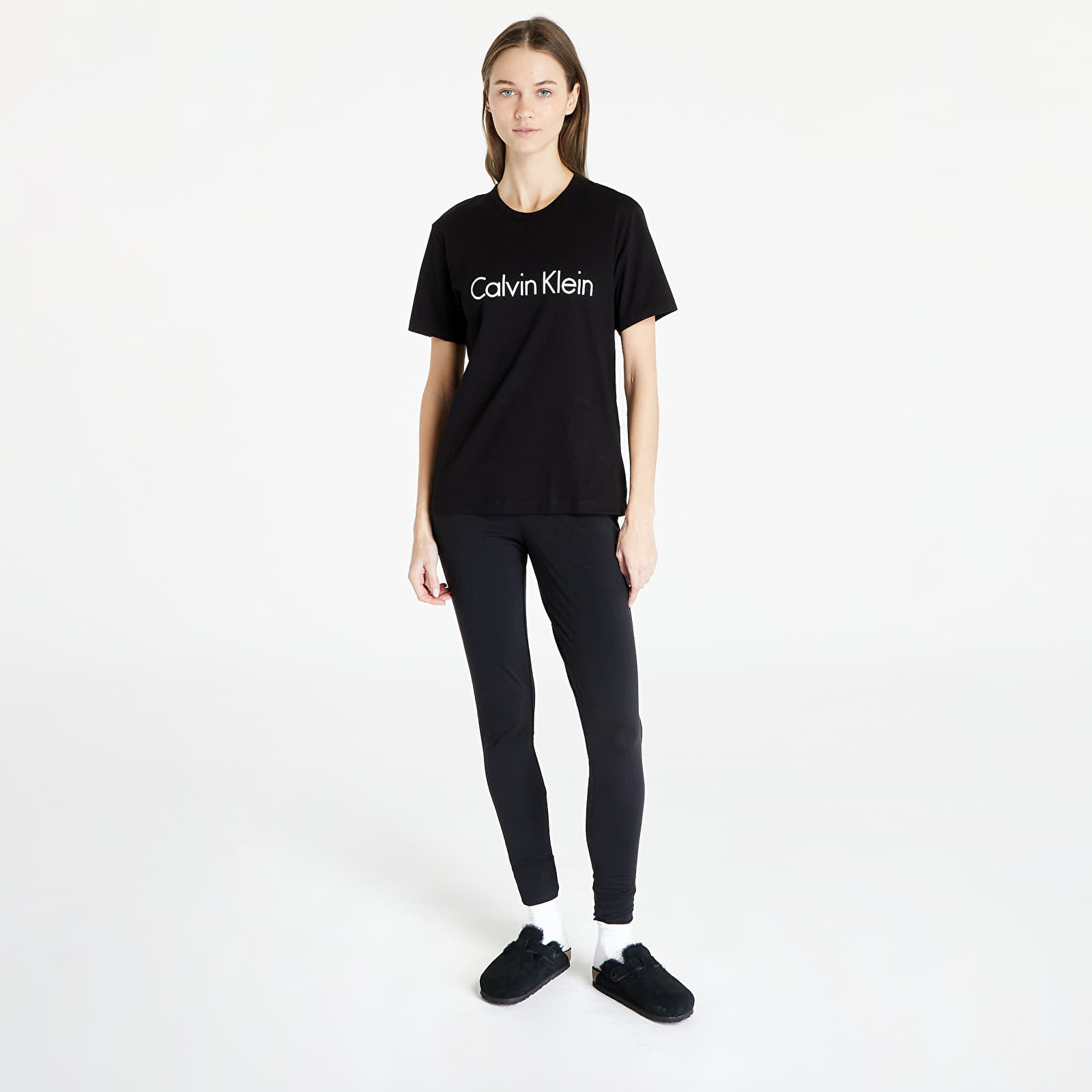 Koszulki Calvin Klein SS Crew Neck C/O Black