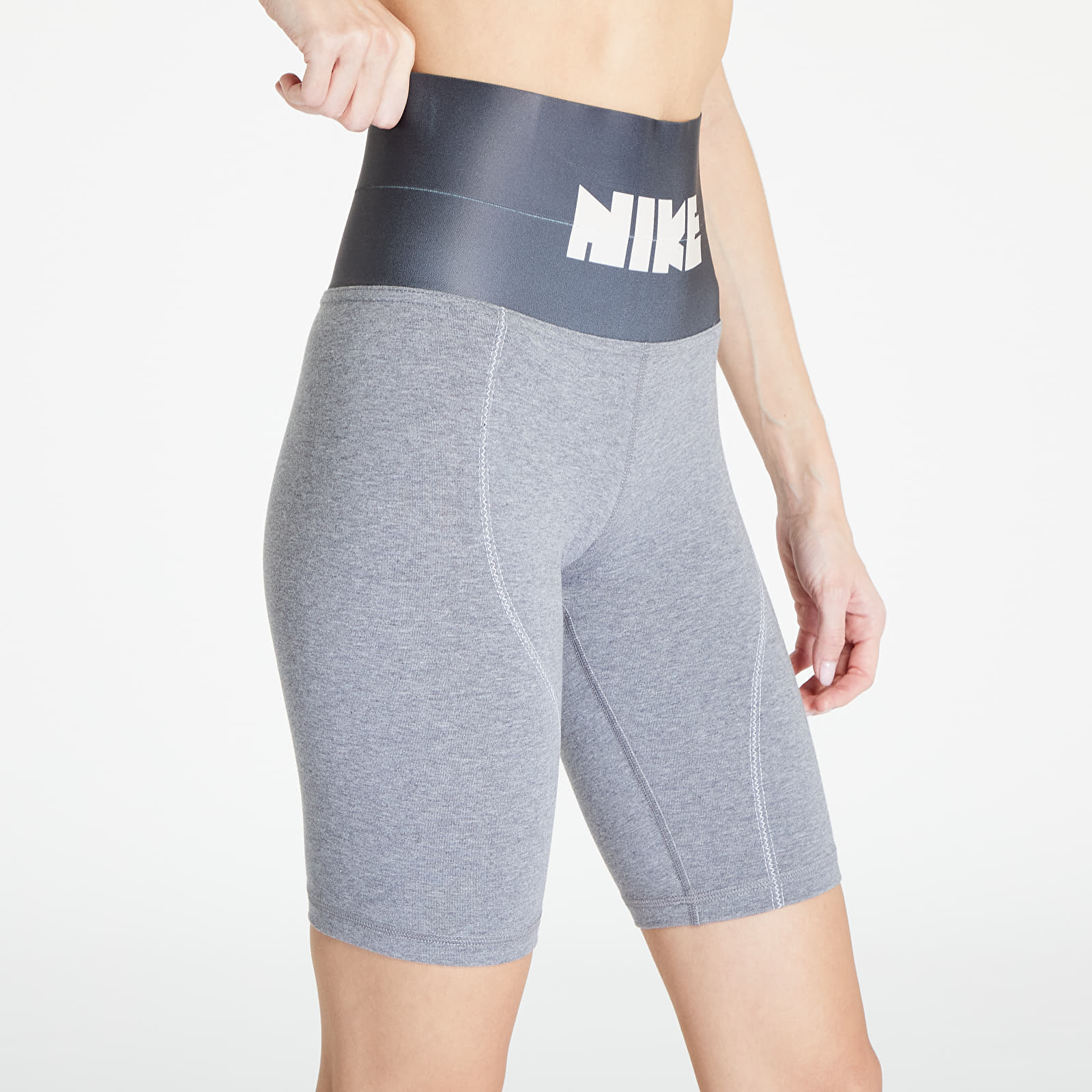 Nike white bike shorts shop