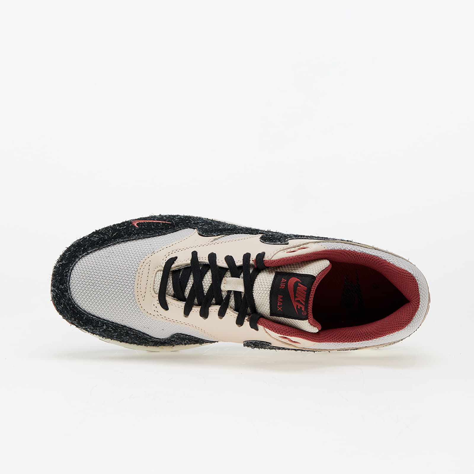 Turnschuhe und Schuhe fur Manner Nike Air Max 1 Premium Pearl White Black Vast Grey Cedar Queens