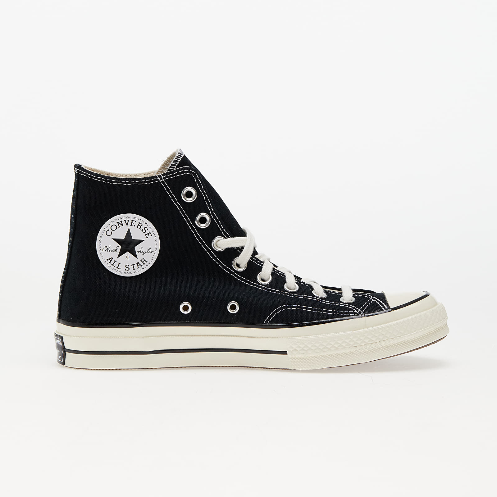 Scarpe e scarpe da ginnastica da uomo Converse Chuck Taylor All Star 70 Hi Black/ Black/ Egret