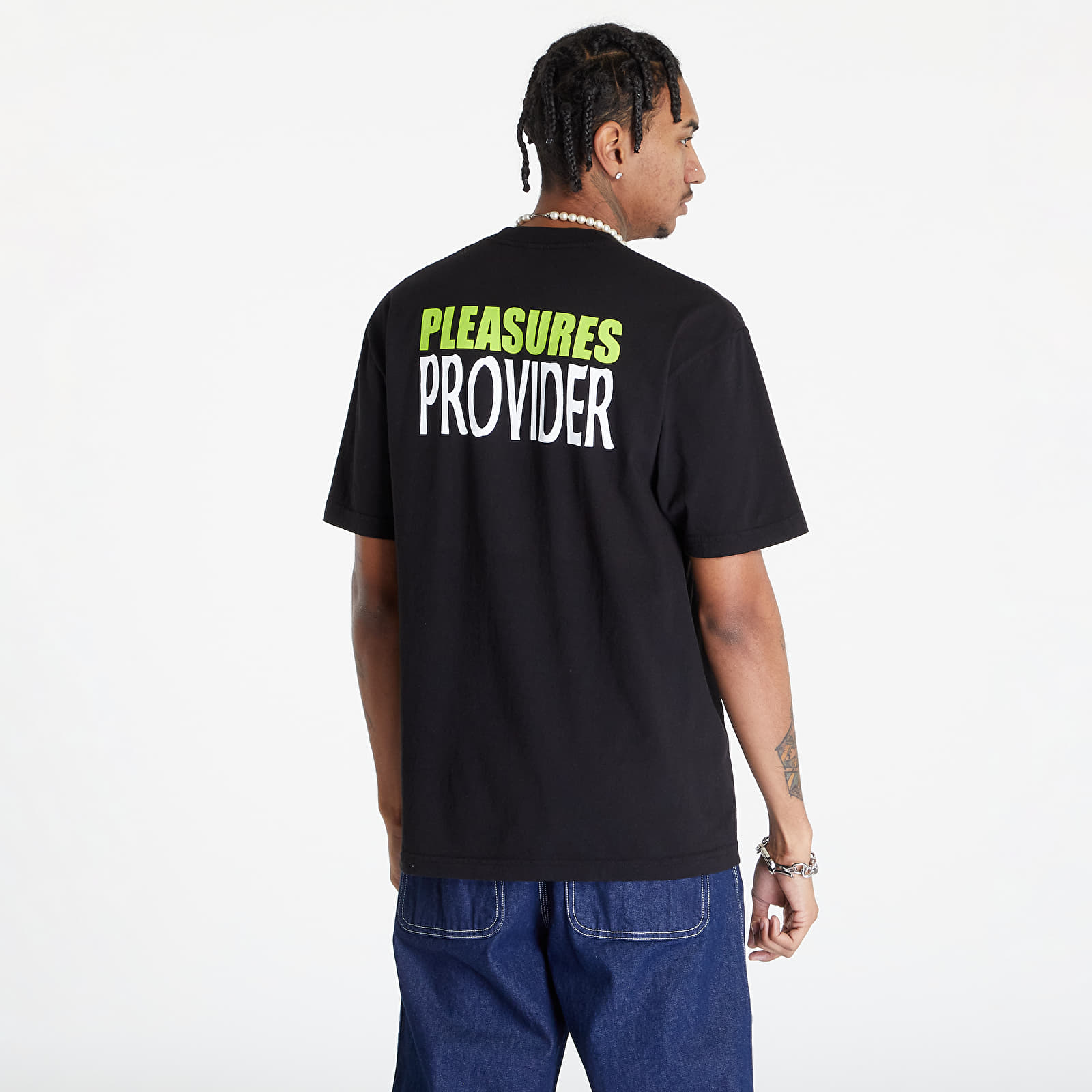 Tricouri  PLEASURES x N.E.R.D Provider T-Shirt Black