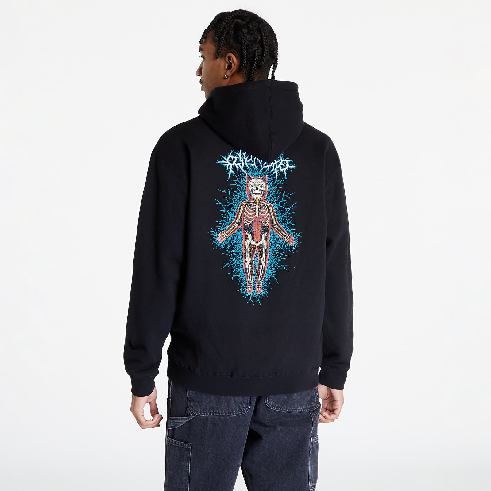 Bluzy RIPNDIP Nervous System Hoodie Black | Queens