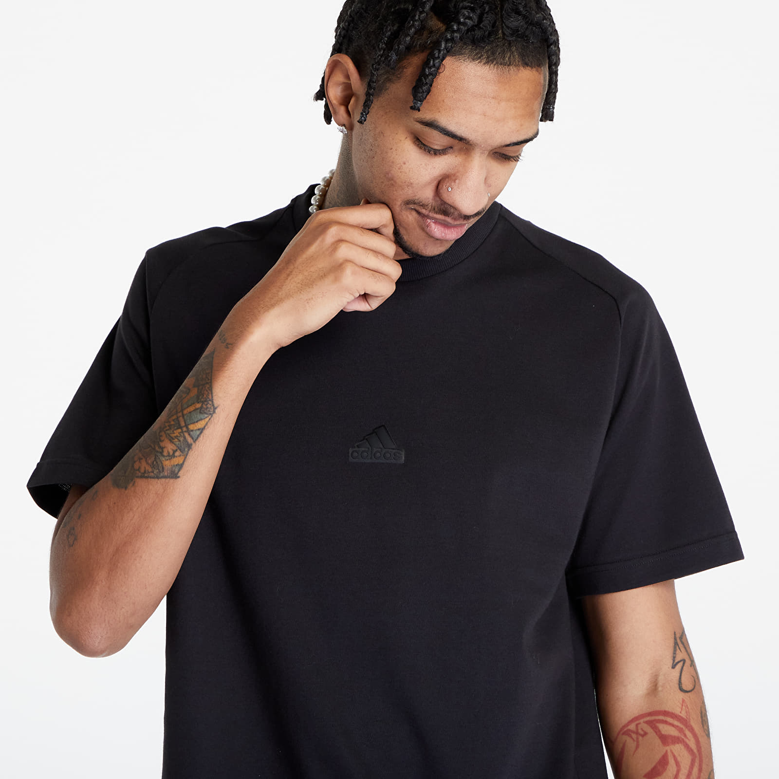 T-shirts adidas M Z.N.E. Short Sleeve Tee Black