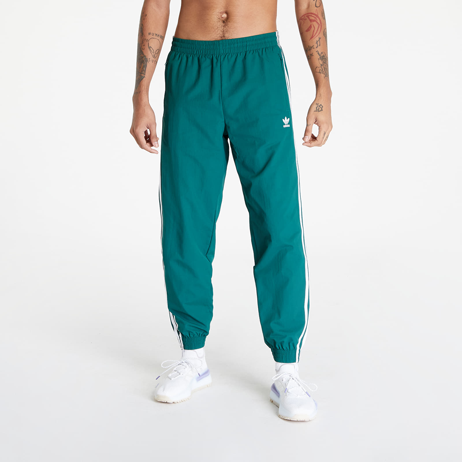 Jeans en broeken adidas Woven Fbird Track Pants Collegiate Green
