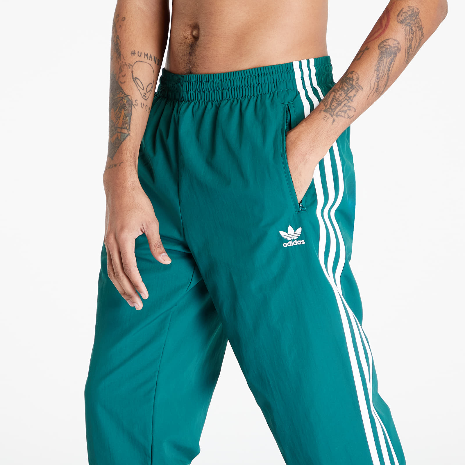Jeans en broeken adidas Woven Fbird Track Pants Collegiate Green