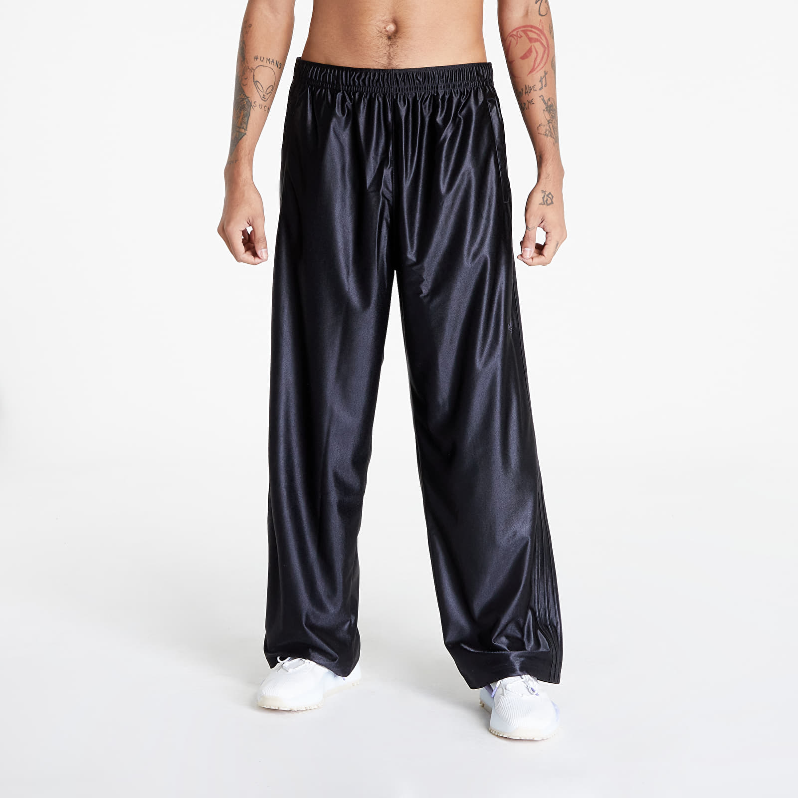 Jeans and trousers adidas M Fash Oversized Firebird Track Pants Black Queens