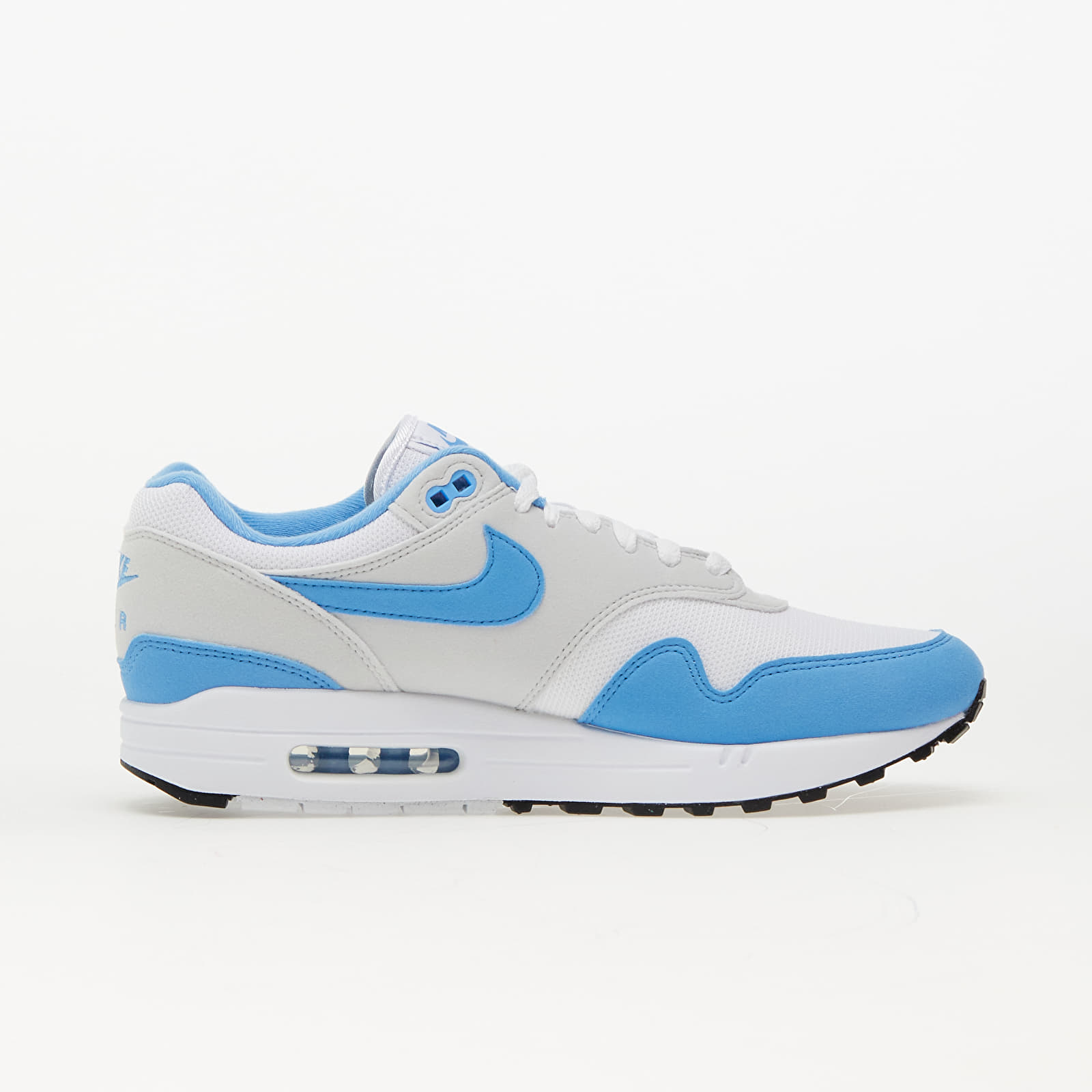 Men's sneakers and shoes Nike Air Max 1 White/ University Blue