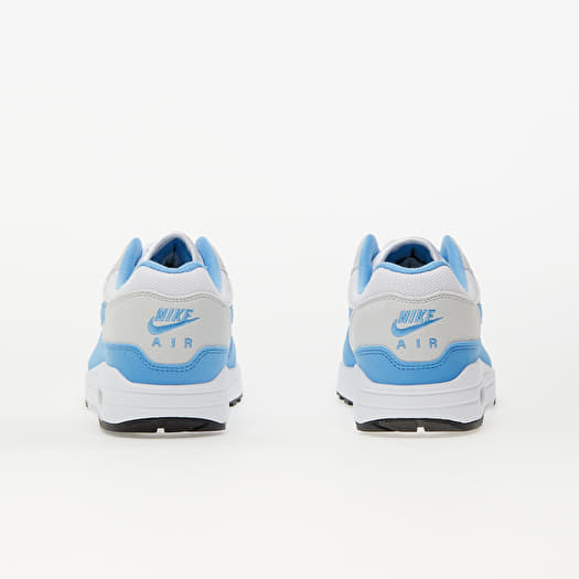 Turnschuhe und Schuhe fur Manner Nike Air Max 1 White University Blue Queens