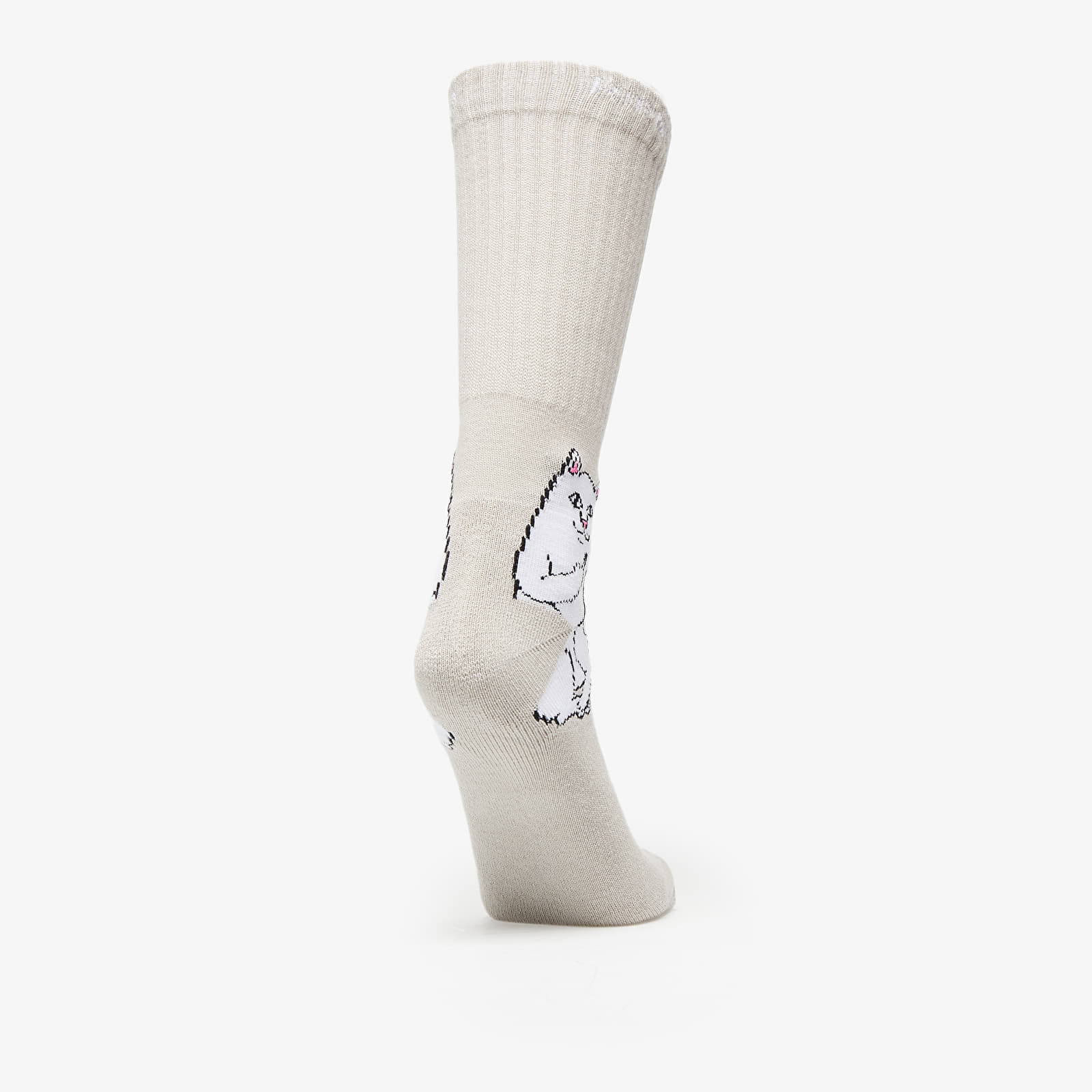 Chaussettes RIPNDIP Lord Nermal Socks Warm Gray
