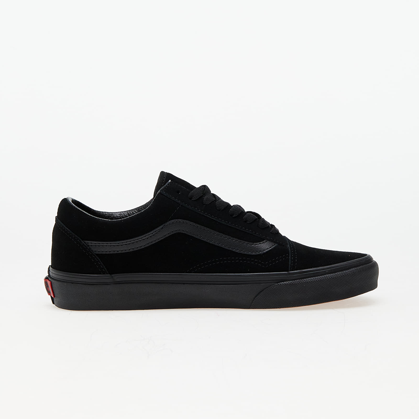 Vans old skool all black suede top