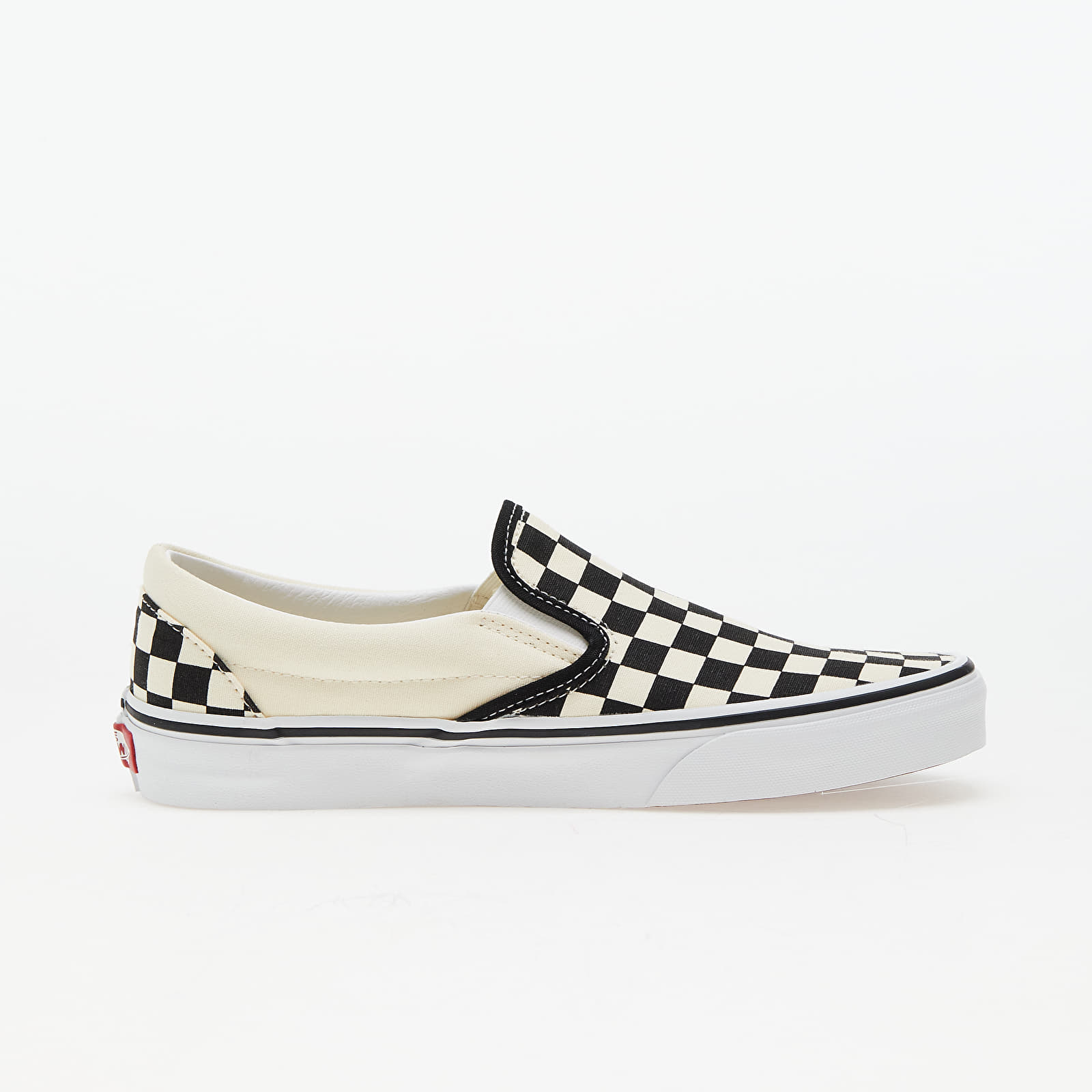 Męskie trampki i buty Vans Classic Slip - On Black/ Whitechckerboard/ White