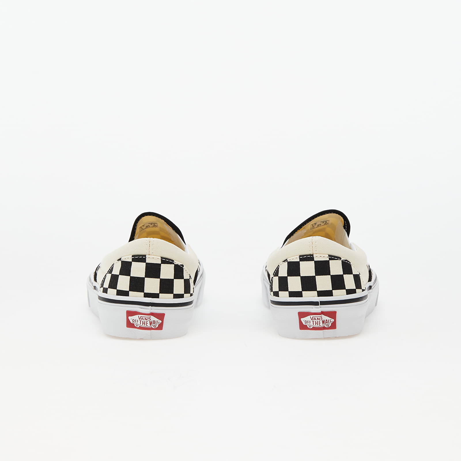 Męskie trampki i buty Vans Classic Slip - On Black/ Whitechckerboard/ White