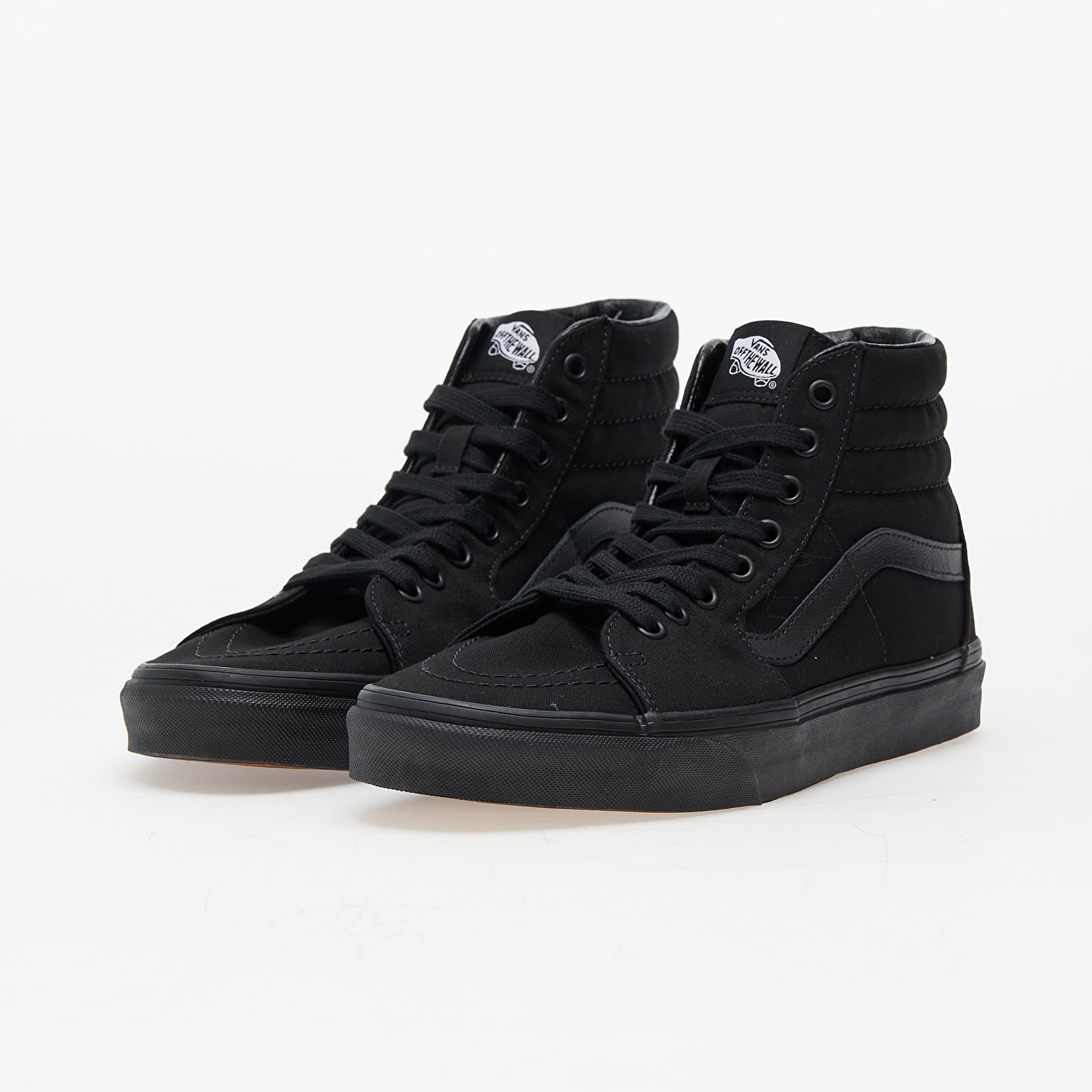 Vans all black online