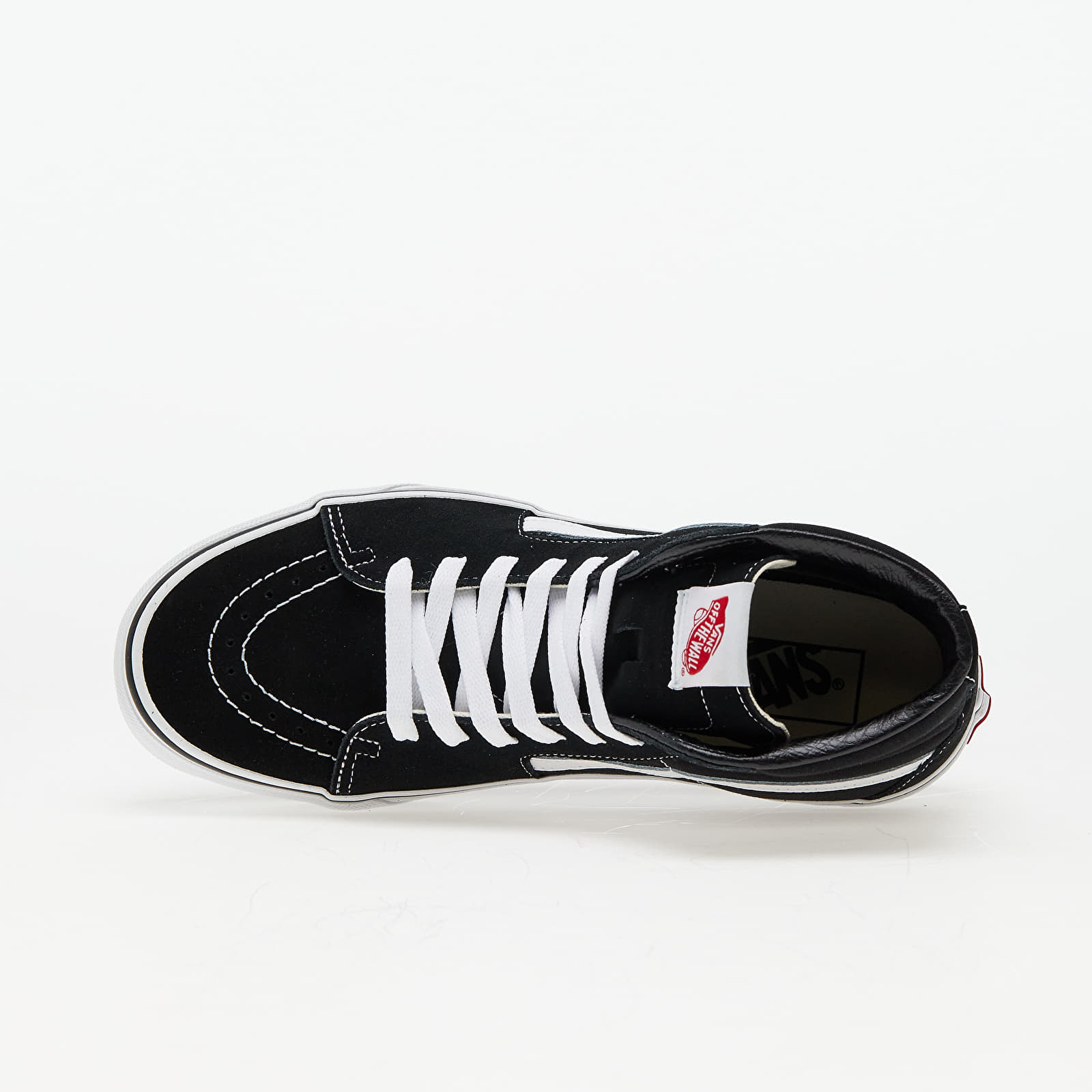 Men s sneakers and shoes Vans SK8 Hi Black Black White Queens
