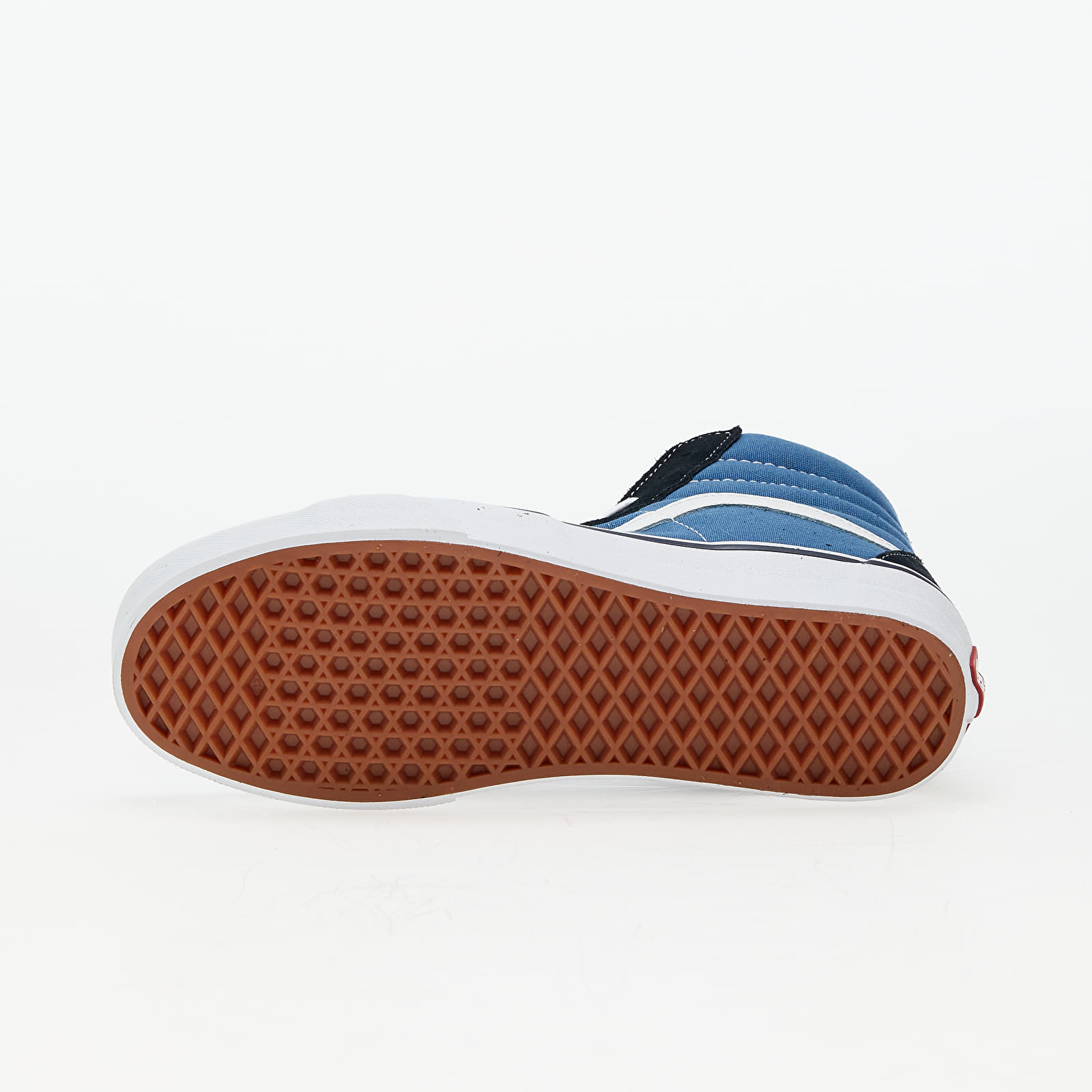 Navy blue and orange vans clearance