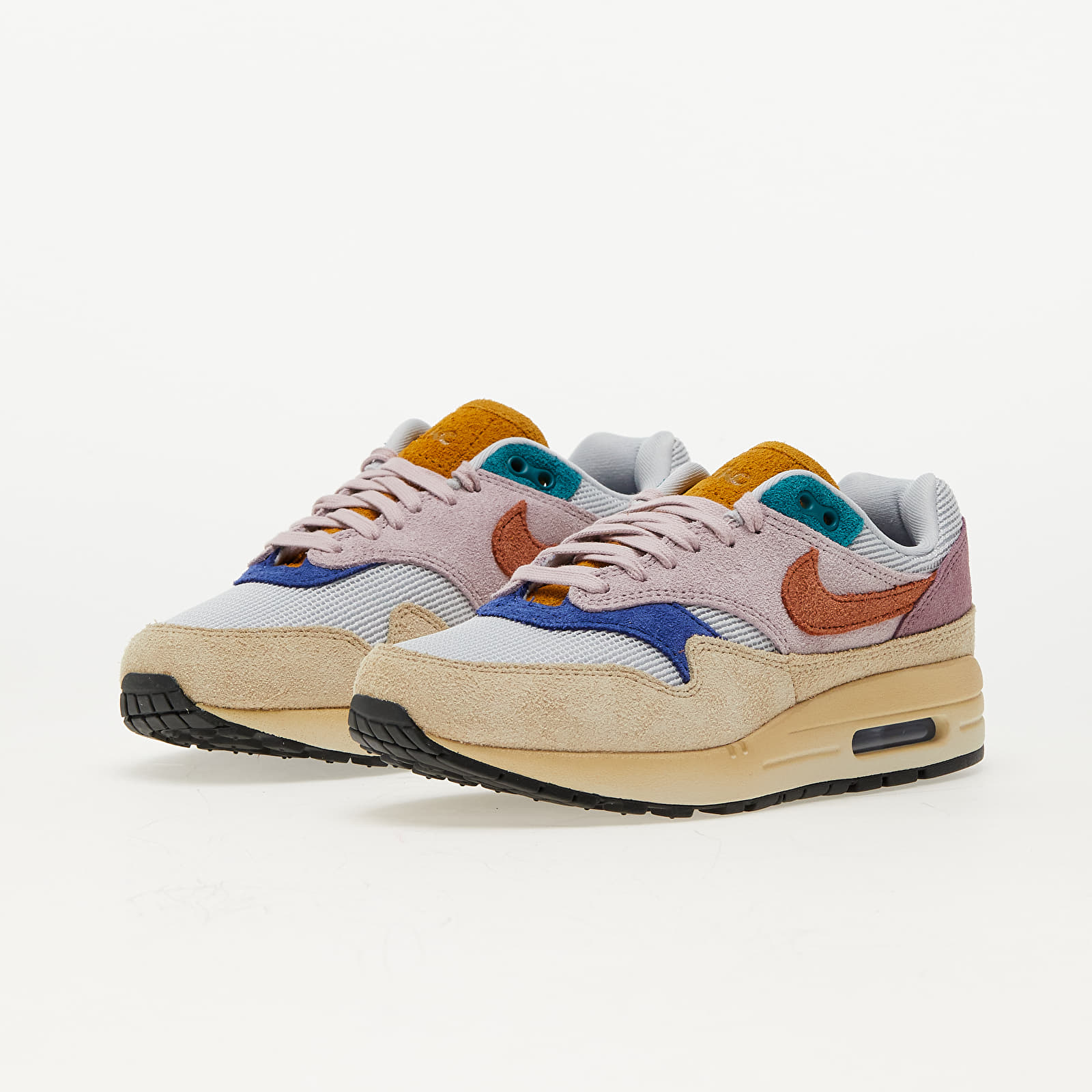Sneakers og sko til kvinder Nike W Air Max 1 '87 Premium Grain/ Rugged Orange-Plum Fog-Violet Dust