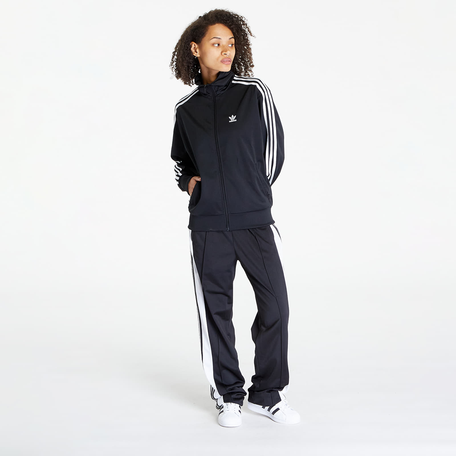 Sweatshirts adidas Adicolor Classics Loose Firebird Track Top Black