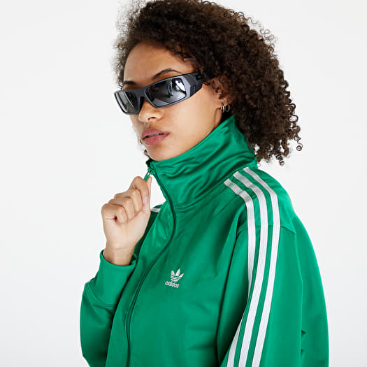 green adidas originals track top