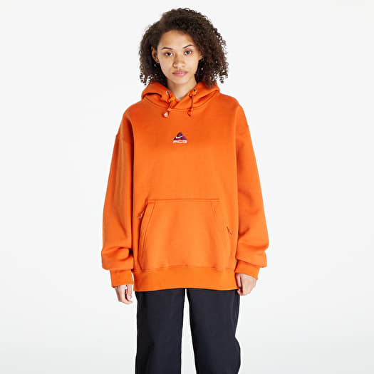 Sweatshirts Nike ACG Therma FIT Fleece Pullover Hoodie UNISEX Campfire Orange Summit White Queens