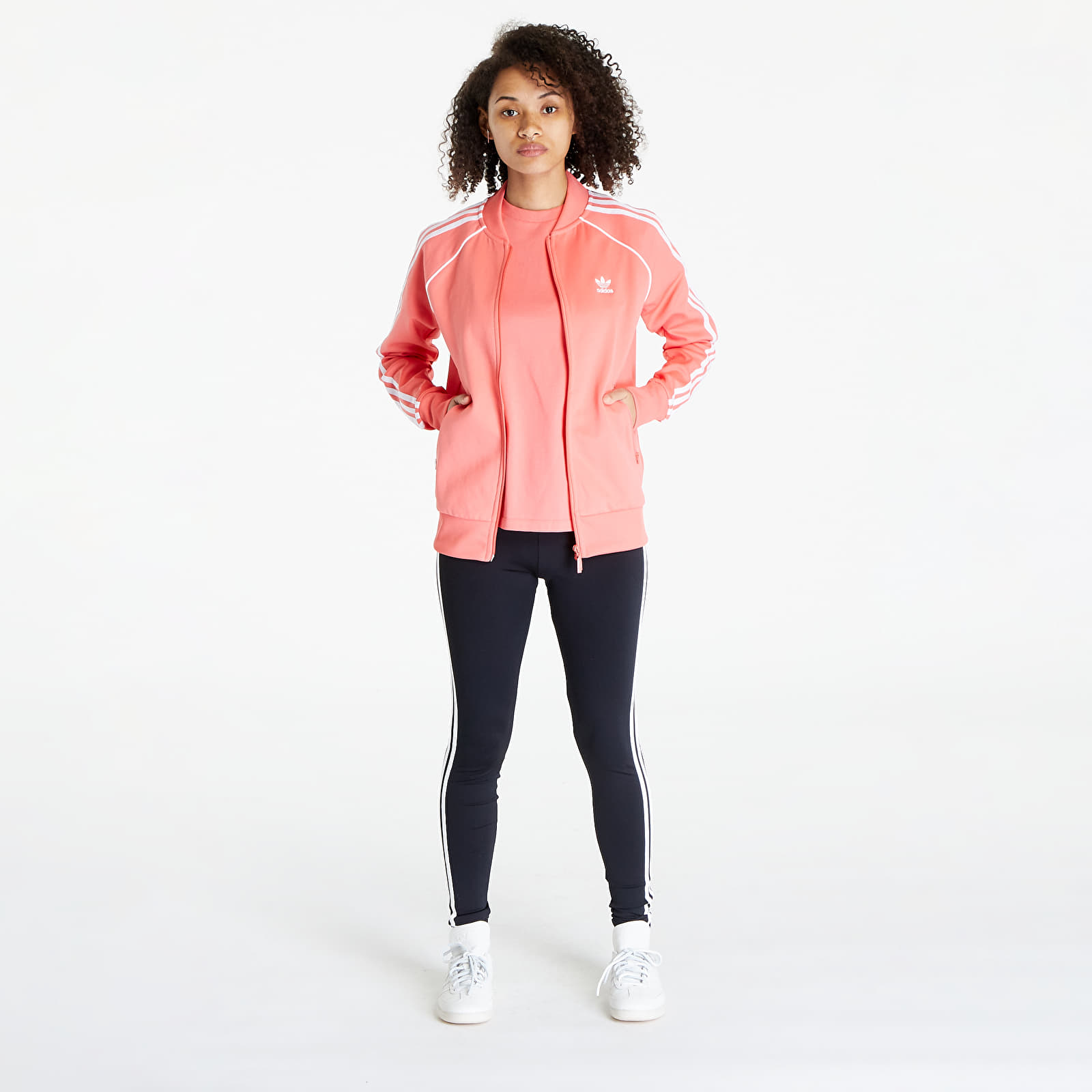 Adidas womens pink jacket store