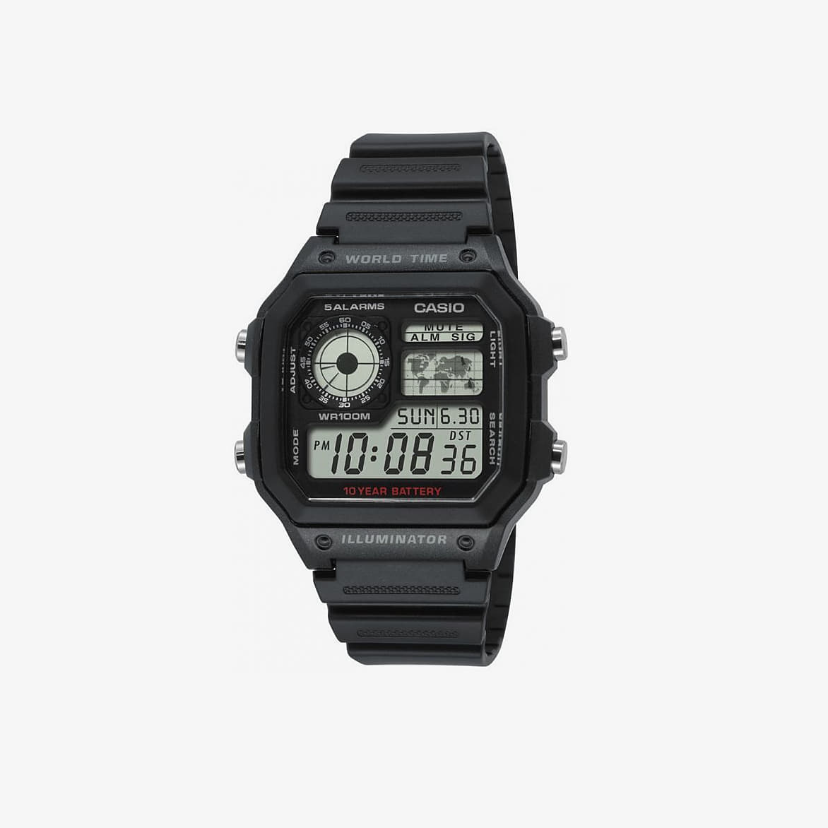 Hodinky Casio AE 1200WH-AVEF Black