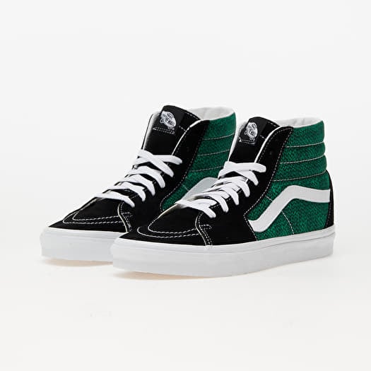 Men s sneakers and shoes Vans Sk8 Hi Sweater Weather Black Green Queens