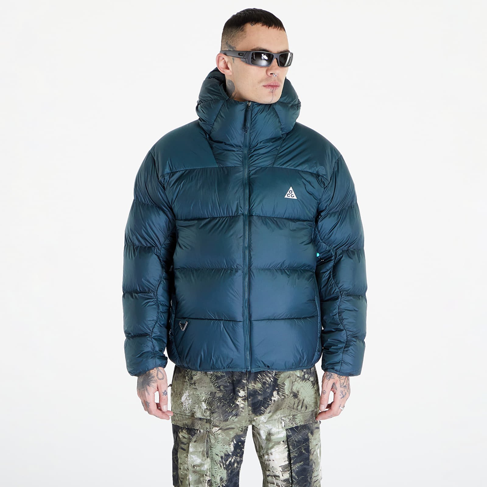 Jackor Nike Therma-FIT ADV ACG "Lunar Lake" Puffer Jacket UNISEX Deep Jungle/ Summit White