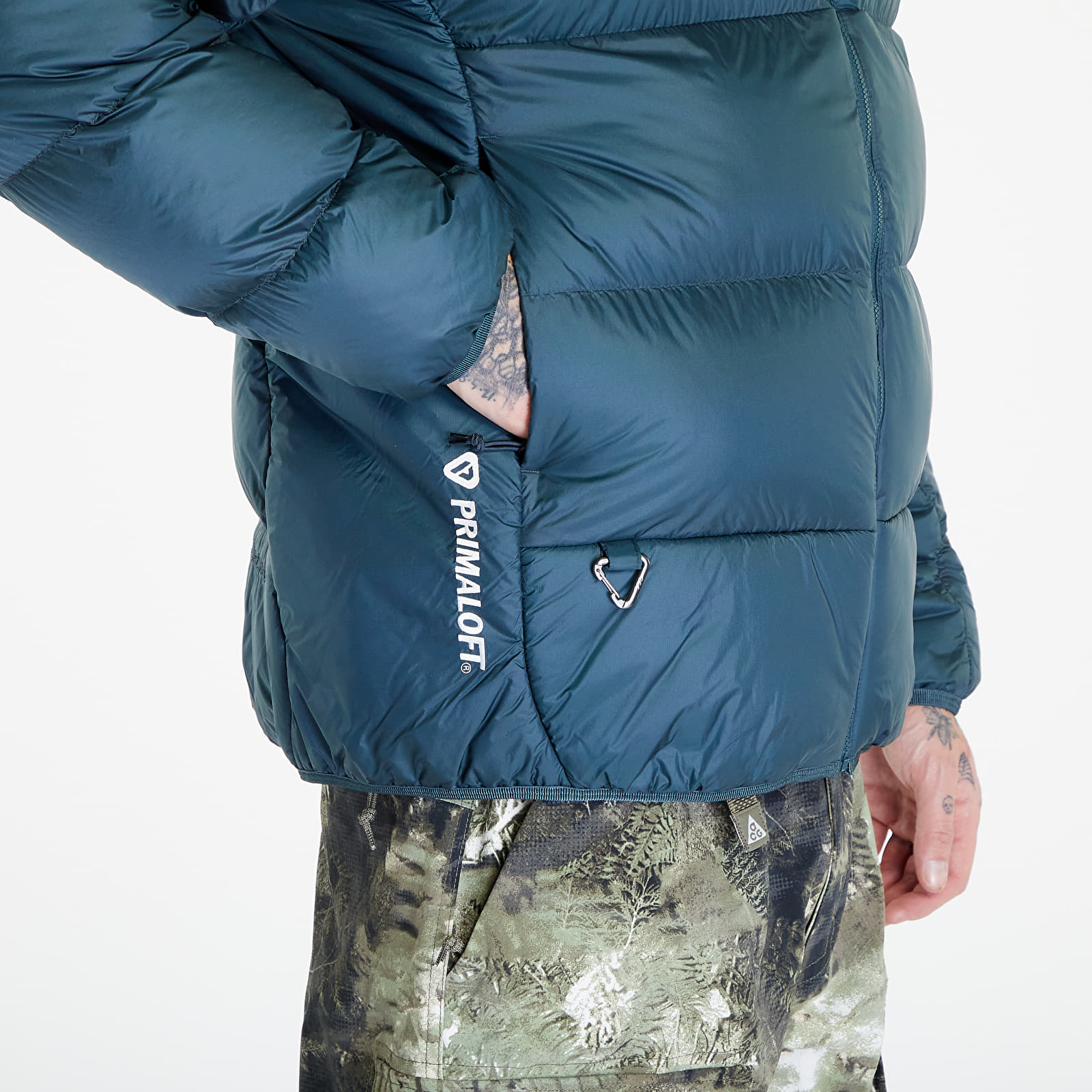 Jackor Nike Therma-FIT ADV ACG "Lunar Lake" Puffer Jacket UNISEX Deep Jungle/ Summit White