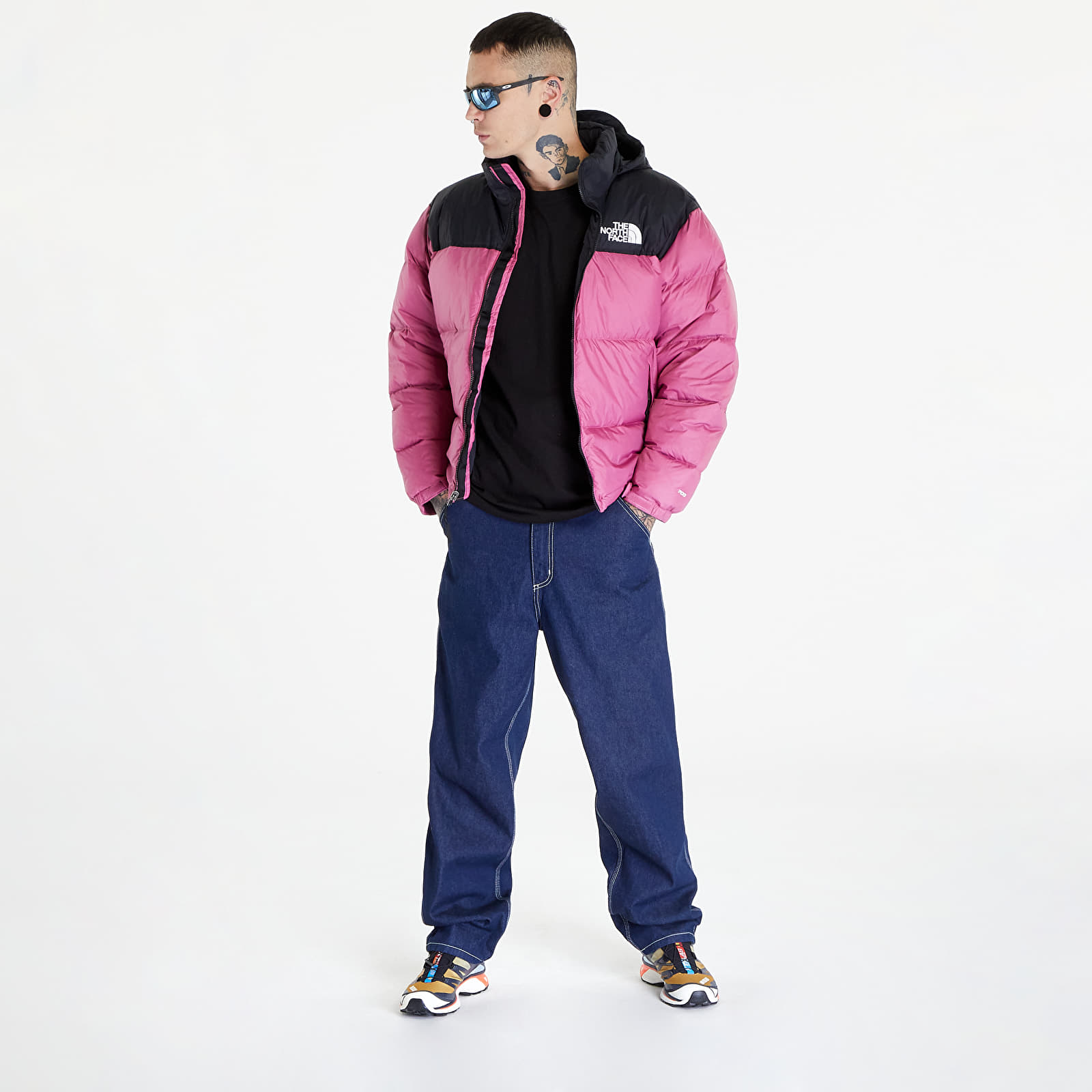 1996 retro nuptse jacket red on sale