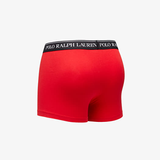 Boxer shorts Ralph Lauren Stretch Cotton Classic Trunk 3-Pack Blue/ Red/  Black