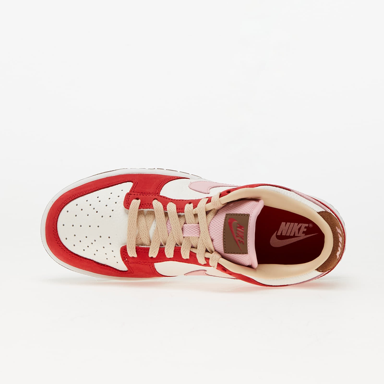 Naiste tossud ja kingad Nike W Dunk Low Premium Sport Red/ Sheen-Sail-Medium Brown