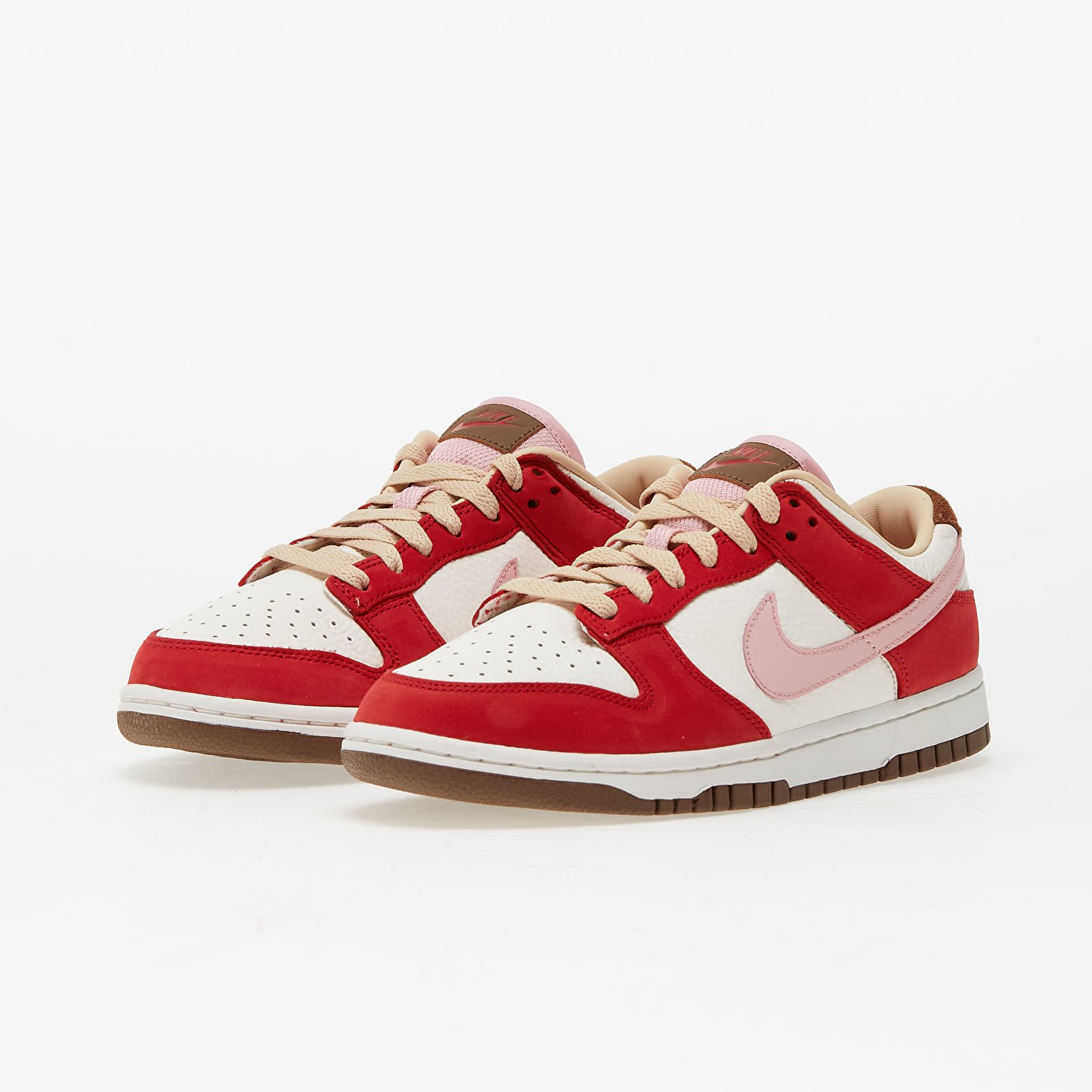 Naiste tossud ja kingad Nike W Dunk Low Premium Sport Red/ Sheen-Sail-Medium Brown
