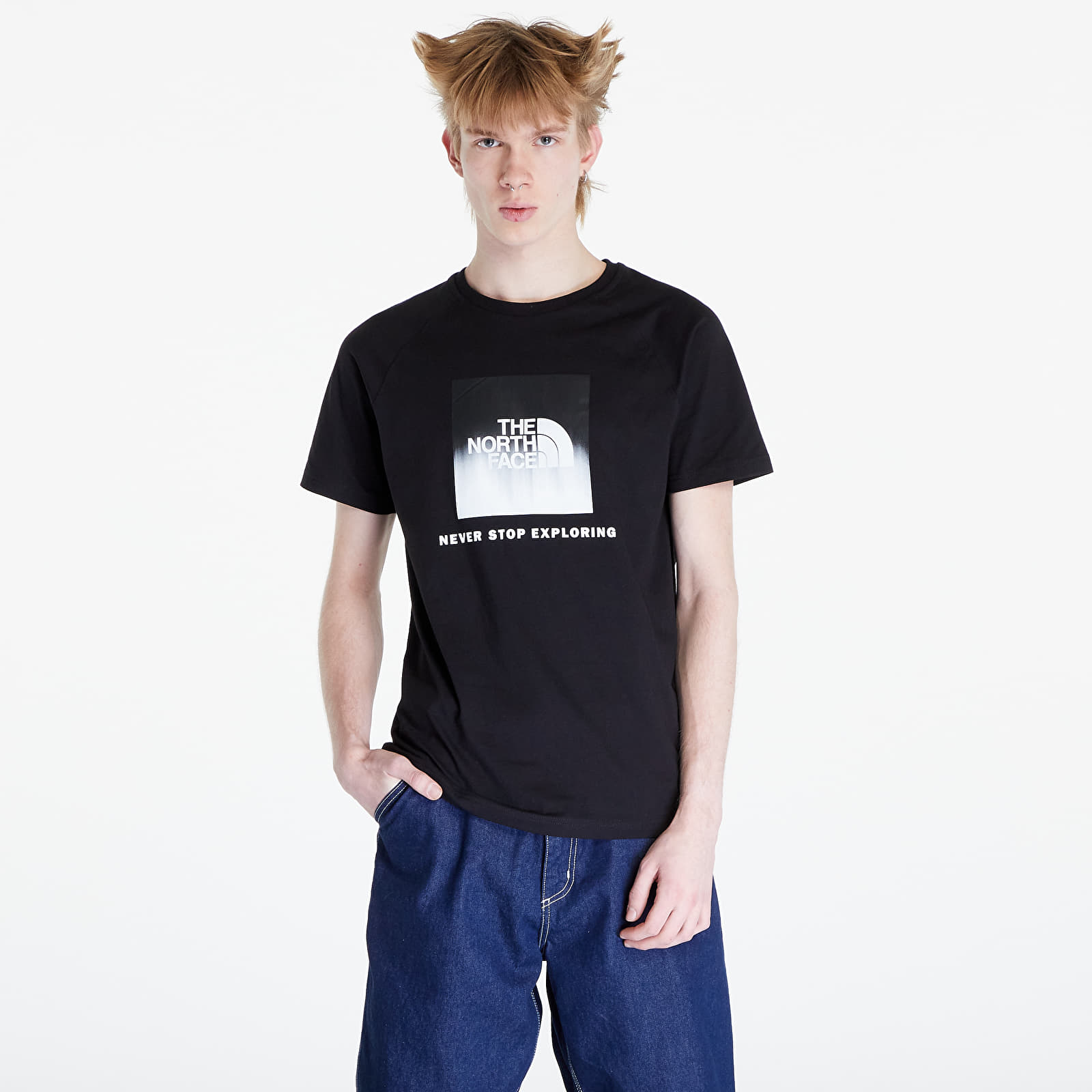 T-shirts The North Face S/S Raglan Redbox Tee TNF Black/ Tnf B