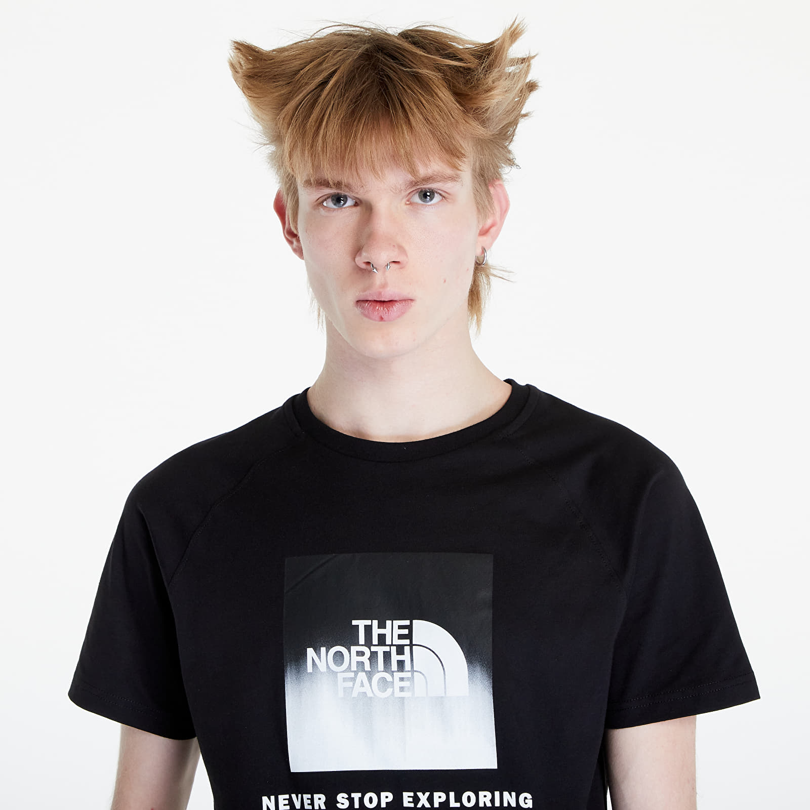 T-shirts The North Face S/S Raglan Redbox Tee TNF Black/ Tnf B