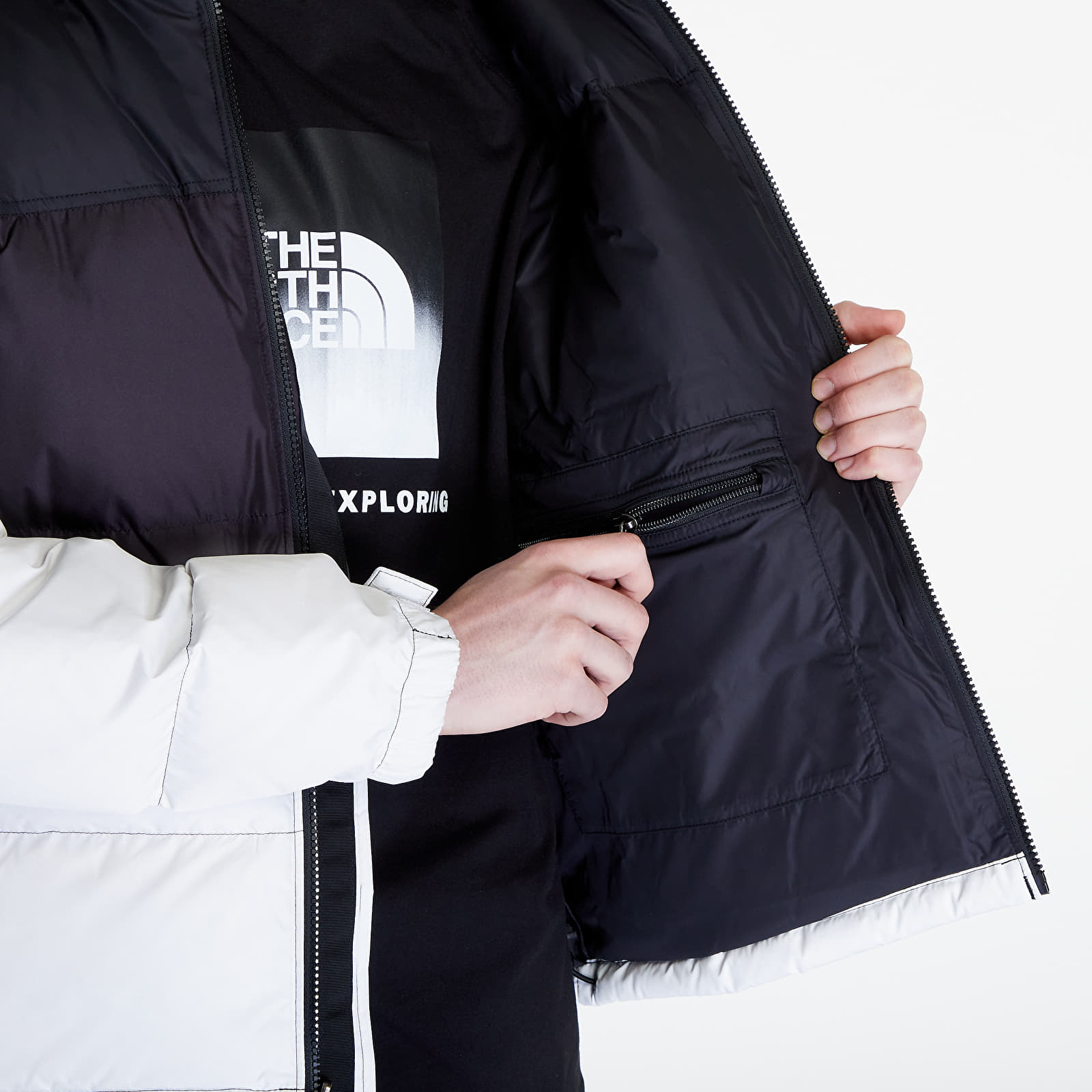 Jackets The North Face 96 Nuptse Dip Dye Jacket TNF Black Dip Dye