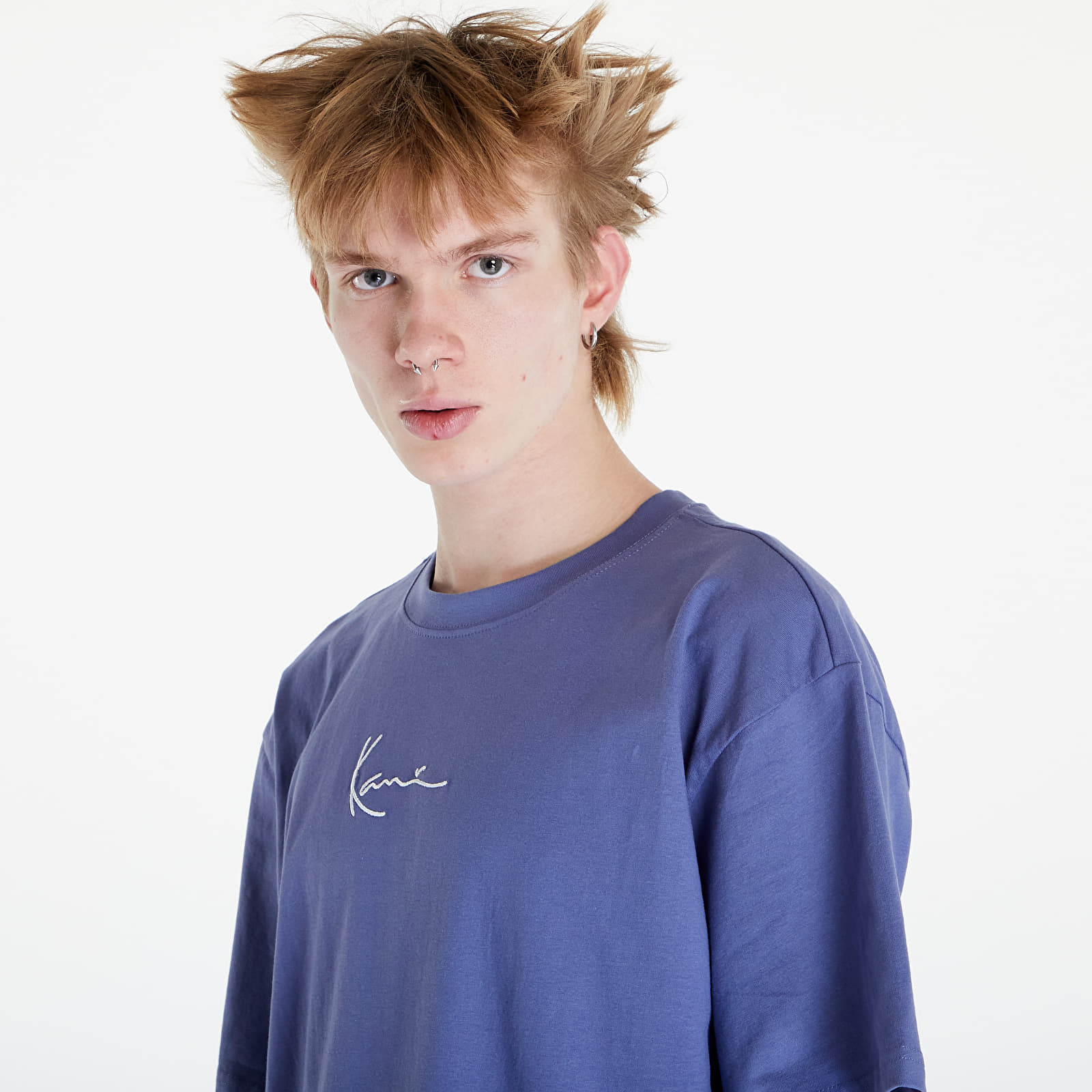 T-shirts Karl Kani Small Signature Essential Tee Dark Blue
