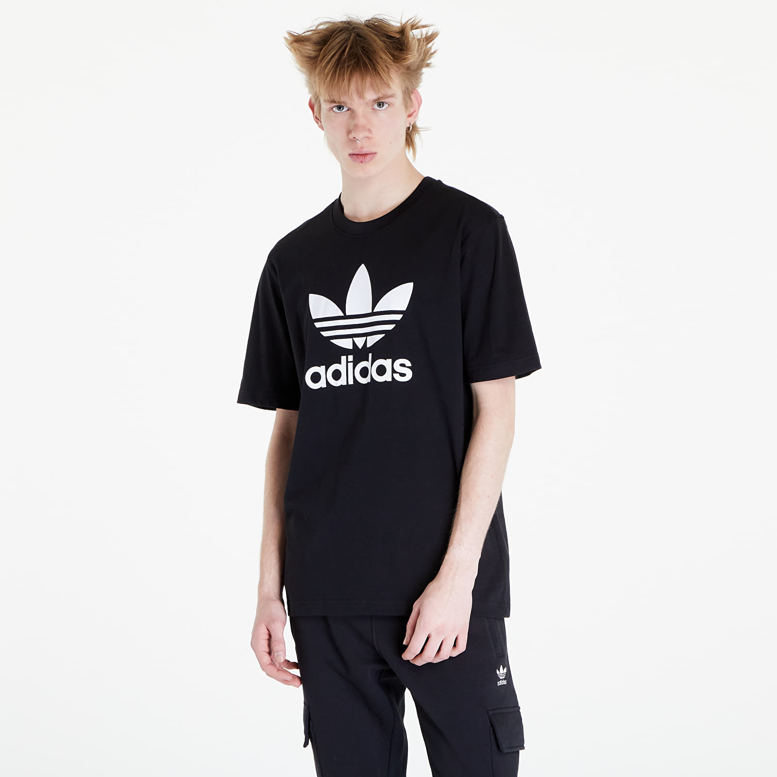 Maglietta adidas Adicolor Trefoil Tee Black XL